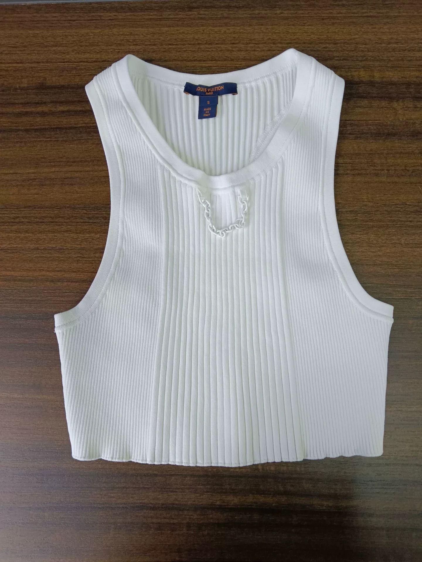 Louis Vuitton Louis Vuitton Ribbed Chain Tank Top S Size S / US 4 / IT 40 - 2 Thumbnail