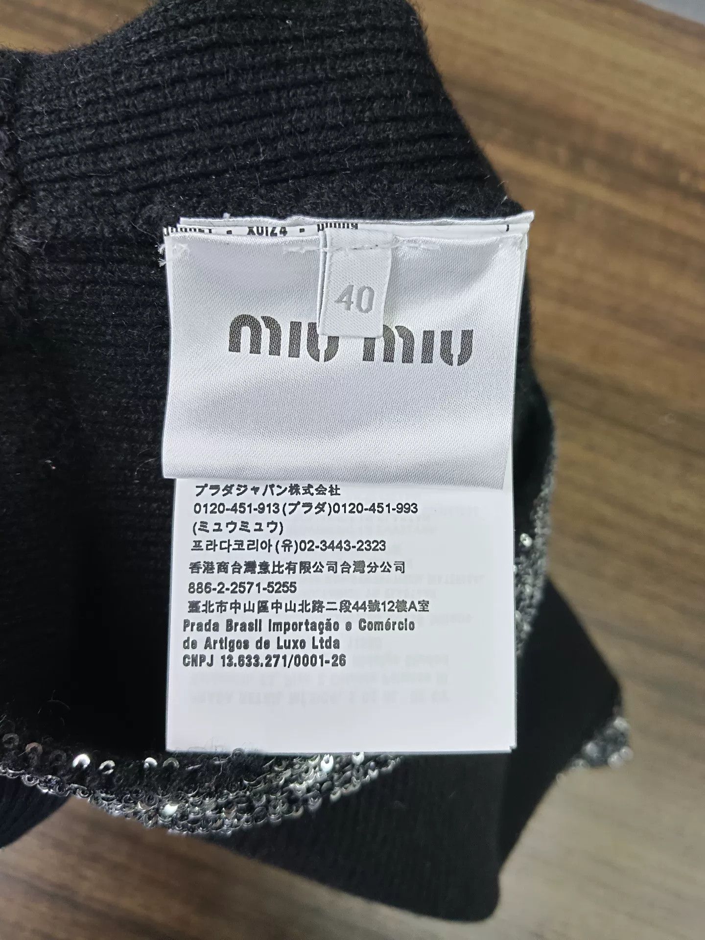 Miu Miu Miu Miu Sequin Trim Knit Crop Top Size 40 Size S / US 4 / IT 40 - 5 Thumbnail