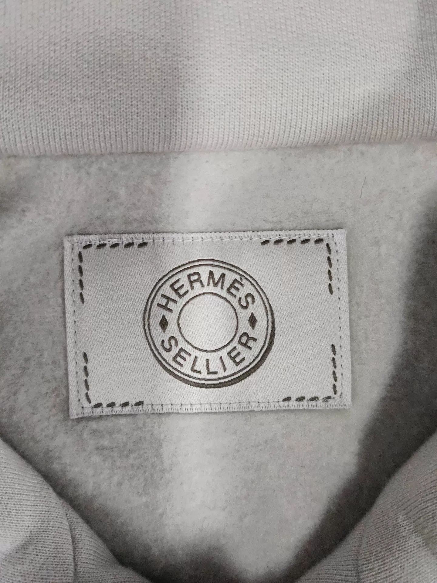 Hermes Hermes Sellier Half-Zip Hooded Sweatshirt Size M Size US M / EU 48-50 / 2 - 4 Thumbnail
