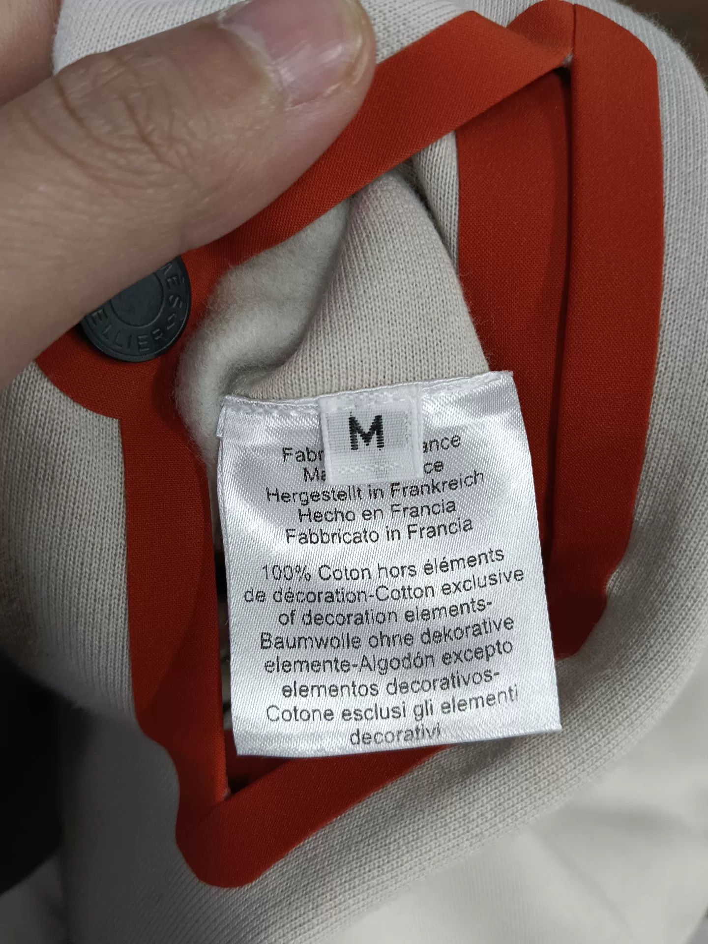 Hermes Hermes Sellier Half-Zip Hooded Sweatshirt Size M Size US M / EU 48-50 / 2 - 5 Thumbnail