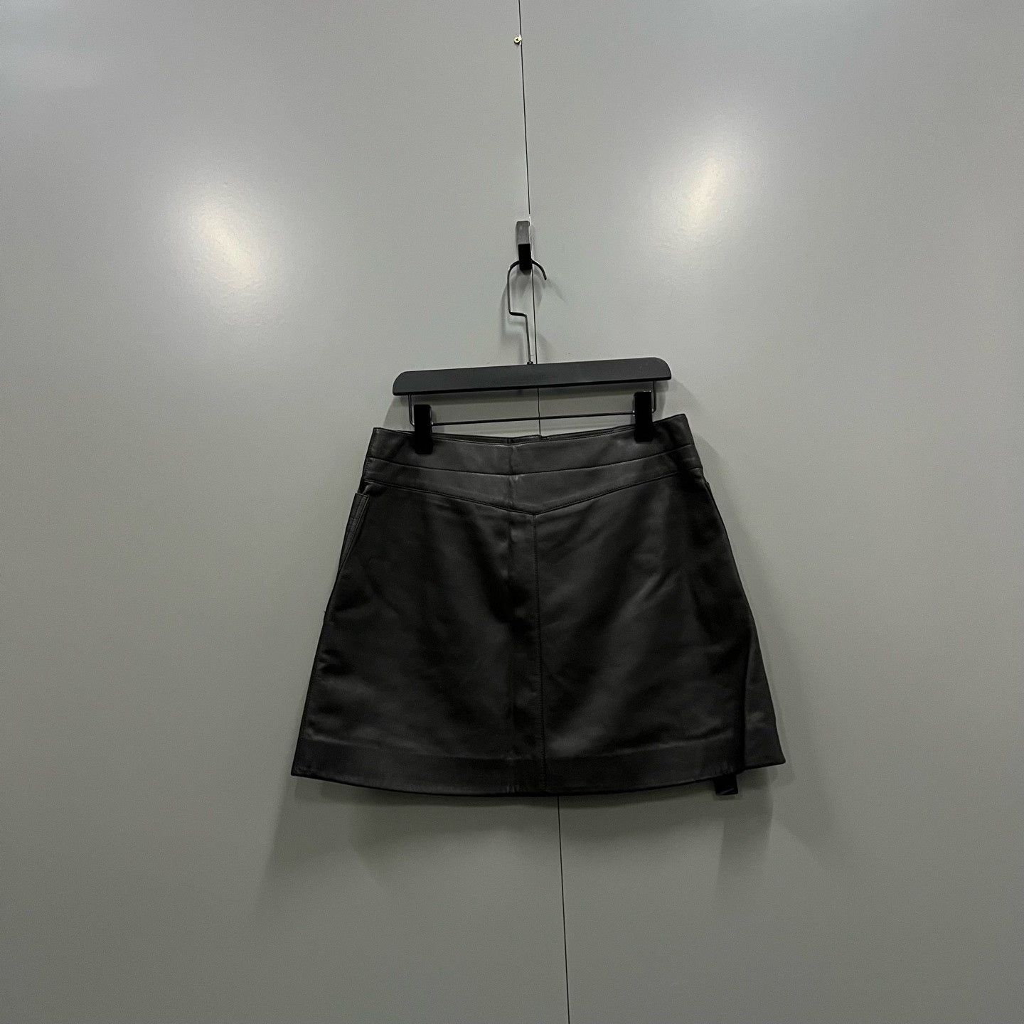 Dior Dior Leather Black Skirt 38 Women Size 38" / US 16 / IT 52 - 2 Thumbnail