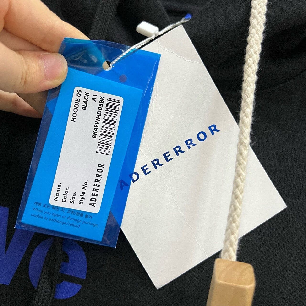 Ader Error ADER ERROR Printed Black Hoodie it_38 Women Size XS / US 0-2 / IT 36-38 - 3 Thumbnail