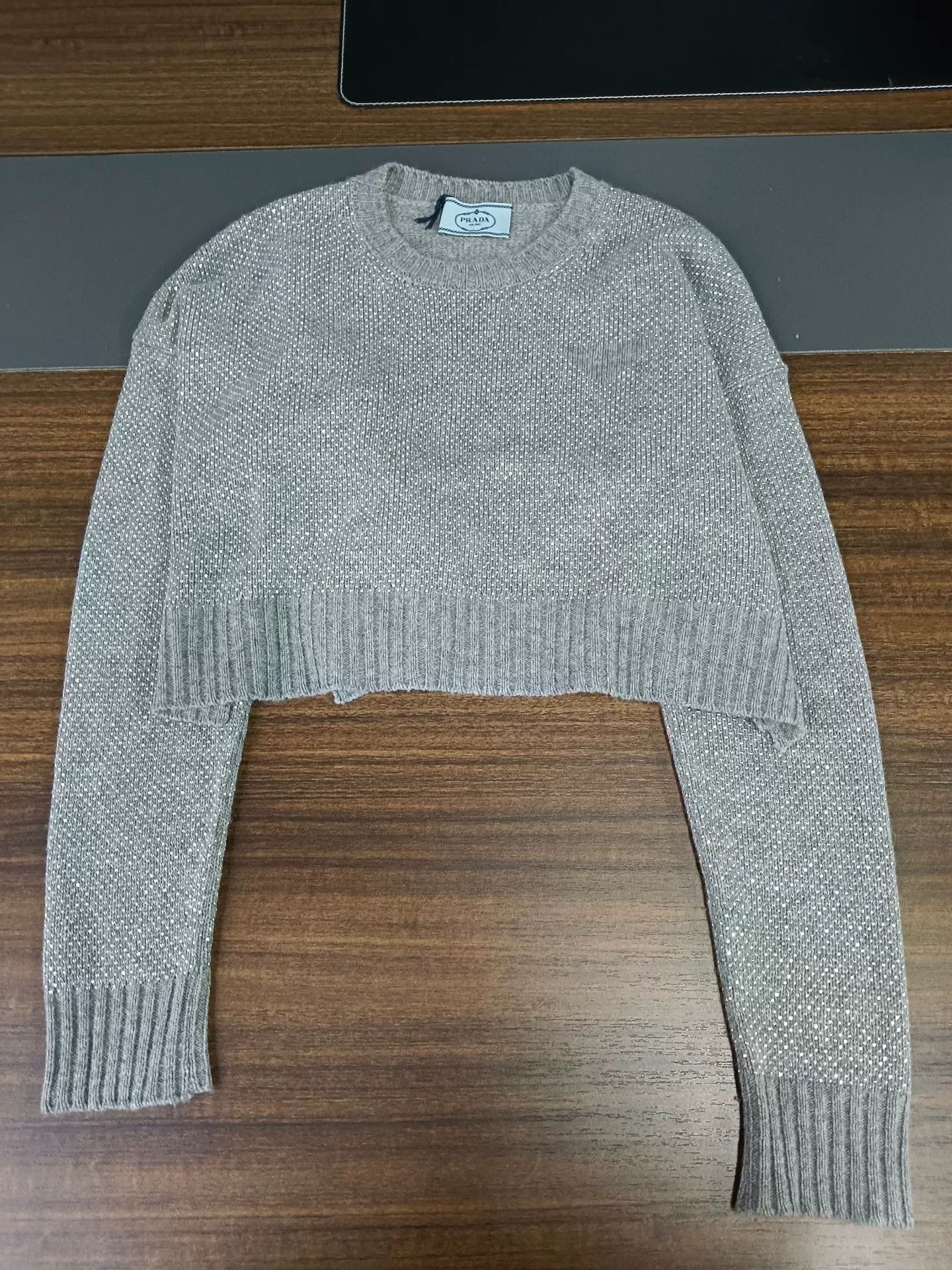 Prada Prada Beaded Knit Sweater Size 36 Size XS / US 0-2 / IT 36-38 - 2 Thumbnail