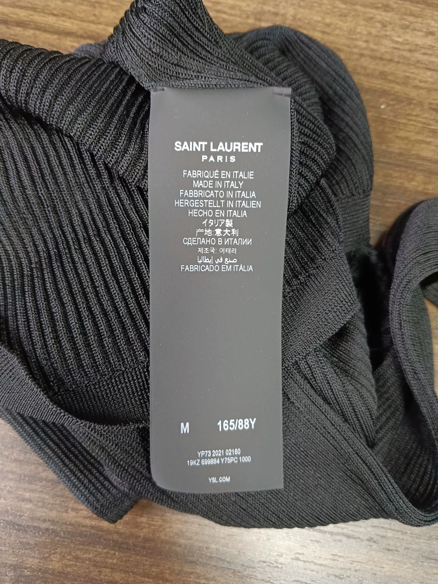 Saint Laurent Paris Saint Laurent Ribbed Knit Logo Sweater Size M Size M / US 6-8 / IT 42-44 - 6 Thumbnail