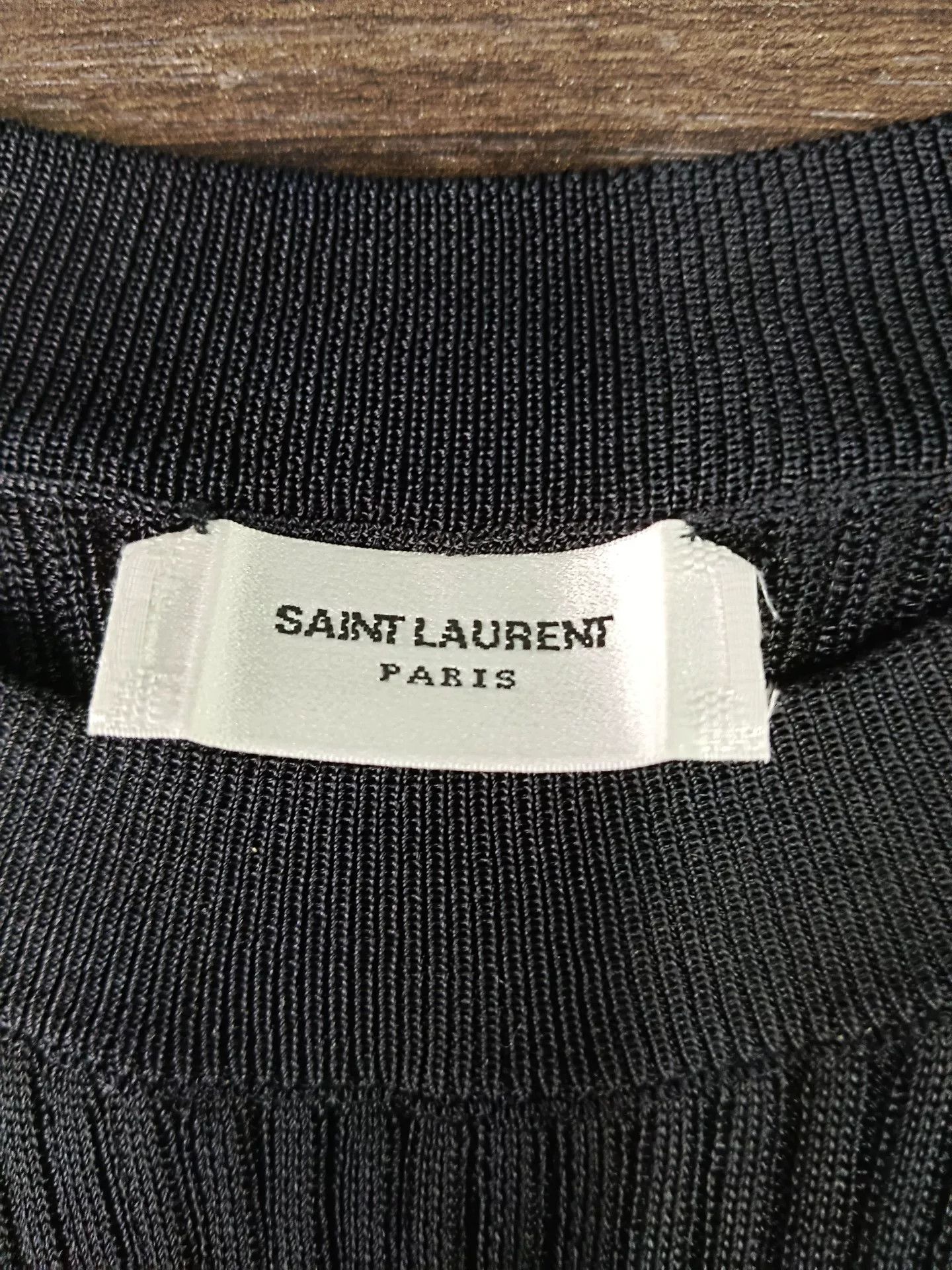 Saint Laurent Paris Saint Laurent Ribbed Knit Logo Sweater Size M Size M / US 6-8 / IT 42-44 - 5 Thumbnail