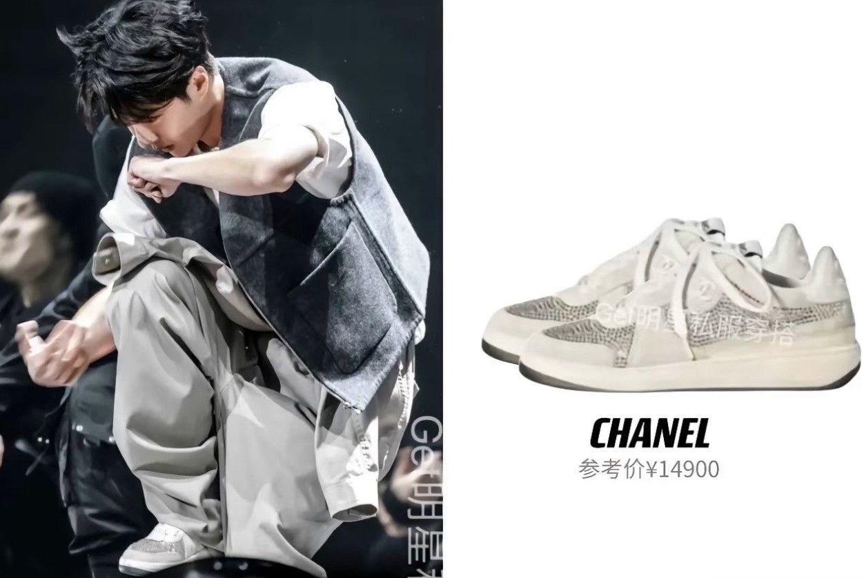 Chanel Chanel White Lowtop Sneakers us_10 Women Size US 10 / IT 40 - 2 Thumbnail