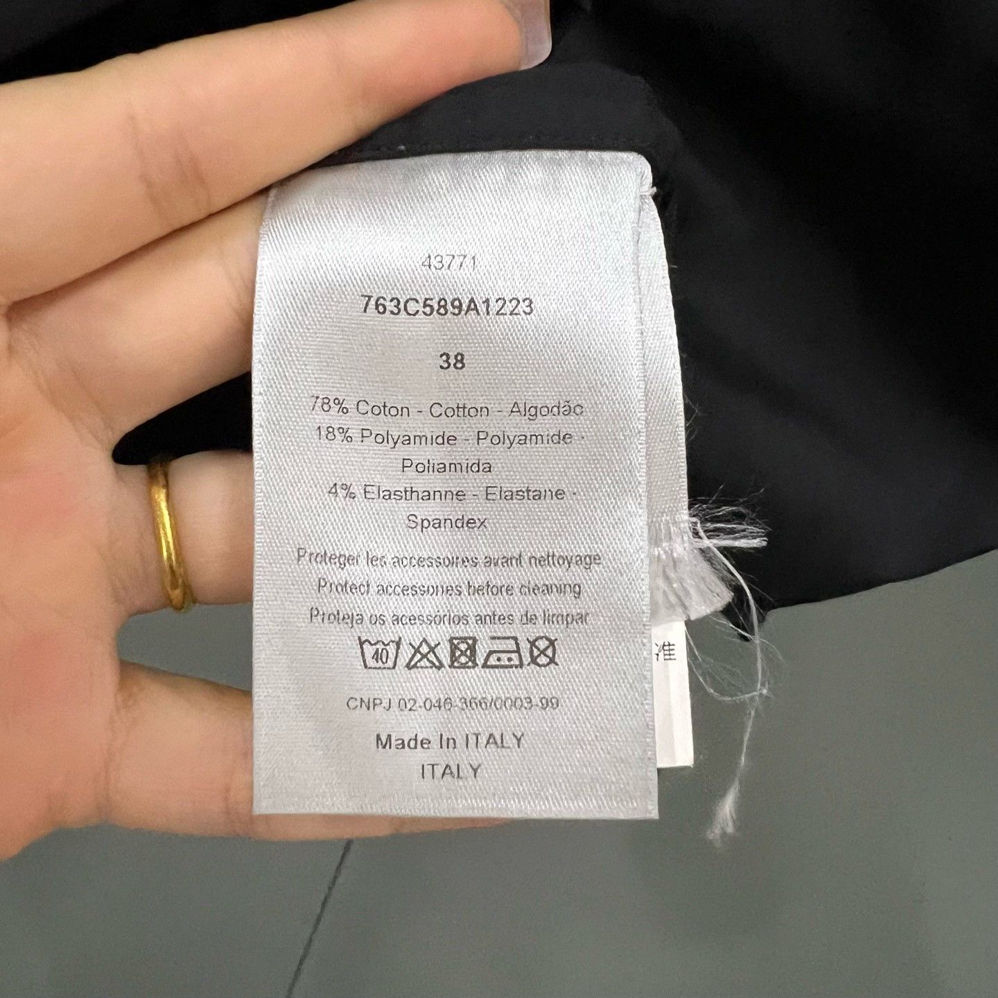 Dior Dior Black Shirt xxs Men Size US XXS / EU 40 - 3 Thumbnail