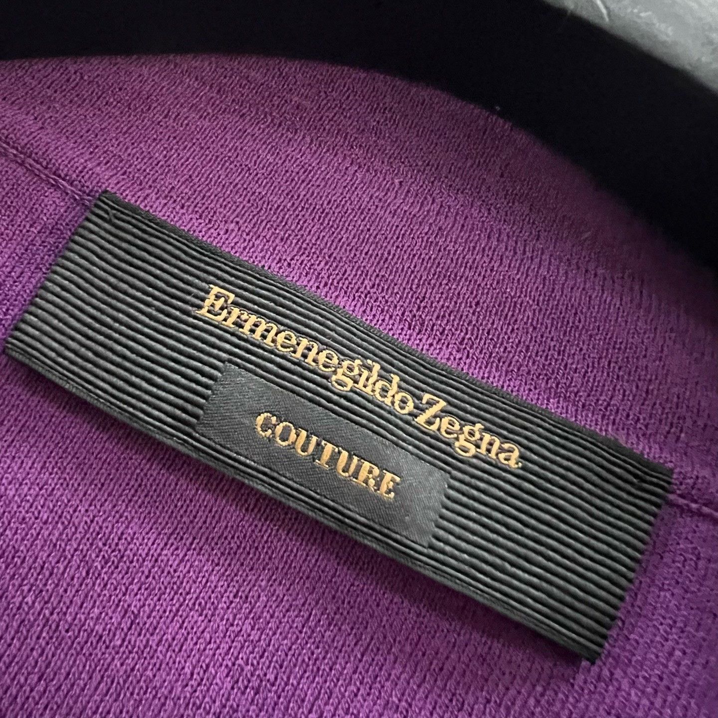 Ermenegildo Zegna Ermenegildo Zegna Purple Polo m Men Size US M / EU 48-50 / 2 - 2 Thumbnail