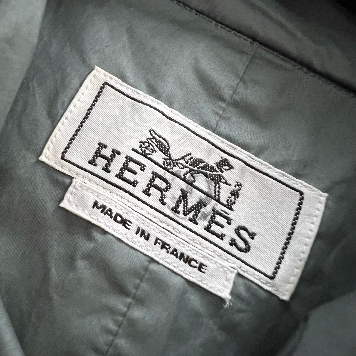 Hermes Hermes Gray Button Up it_40 Women Size S / US 4 / IT 40 - 2 Thumbnail