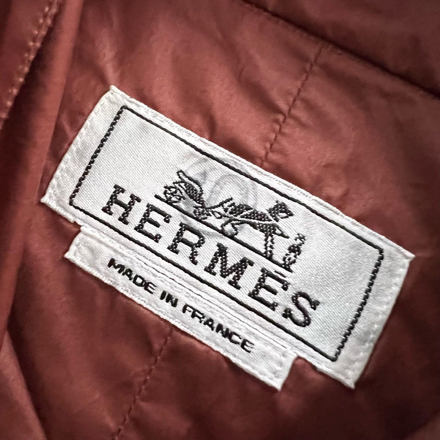 Hermes Hermes Brown Button Up it_38 Women Size XS / US 0-2 / IT 36-38 - 2 Thumbnail