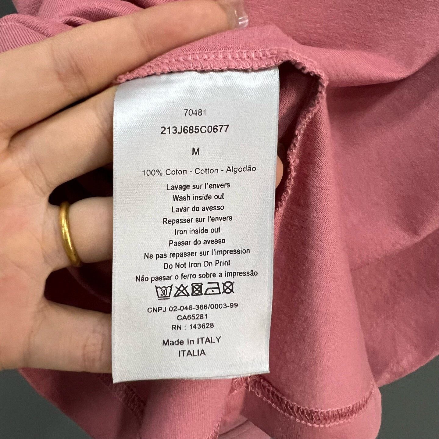 Dior Dior Collab Pink T-Shirt M Women Size M / US 6-8 / IT 42-44 - 4 Thumbnail