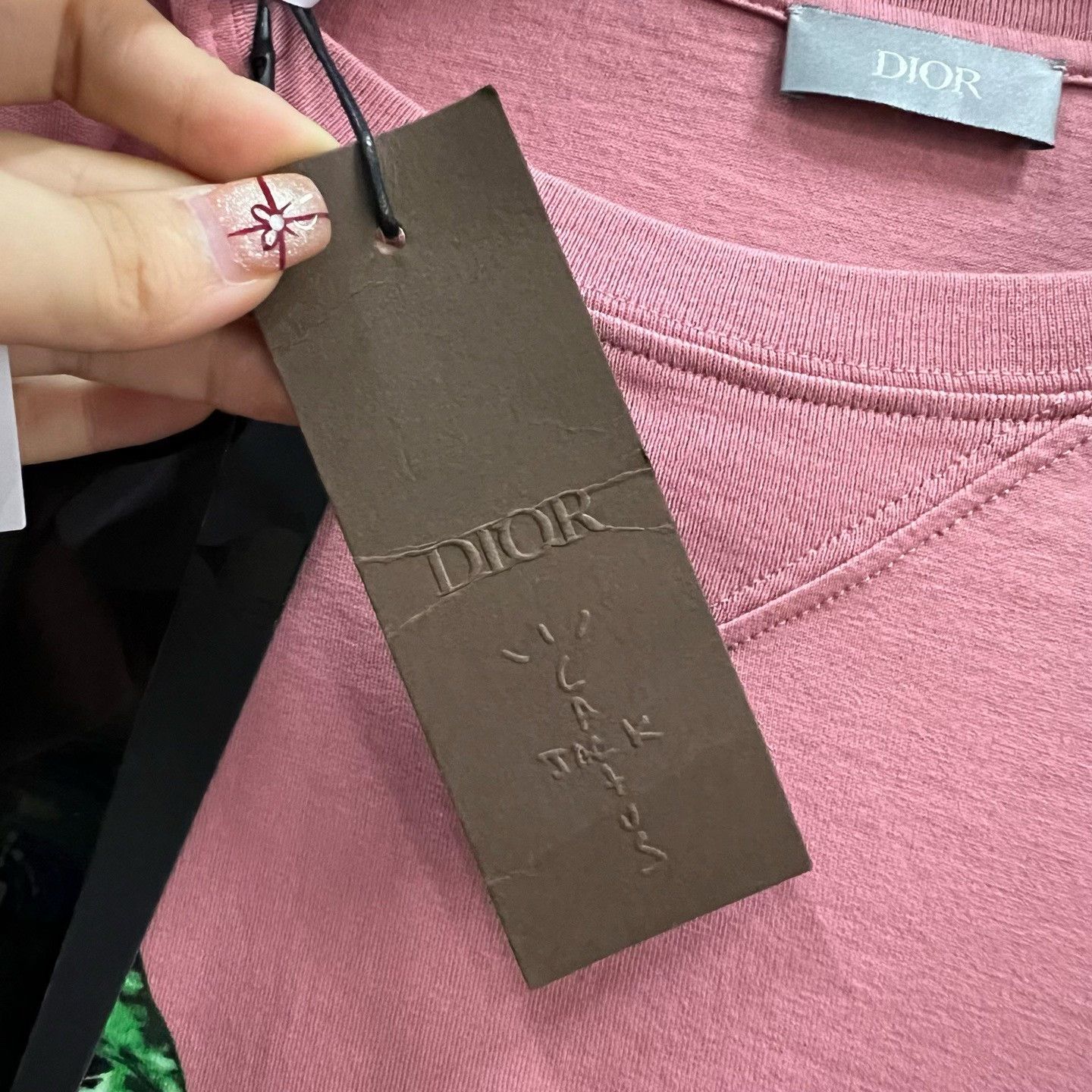 Dior Dior Collab Pink T-Shirt M Women Size M / US 6-8 / IT 42-44 - 5 Thumbnail