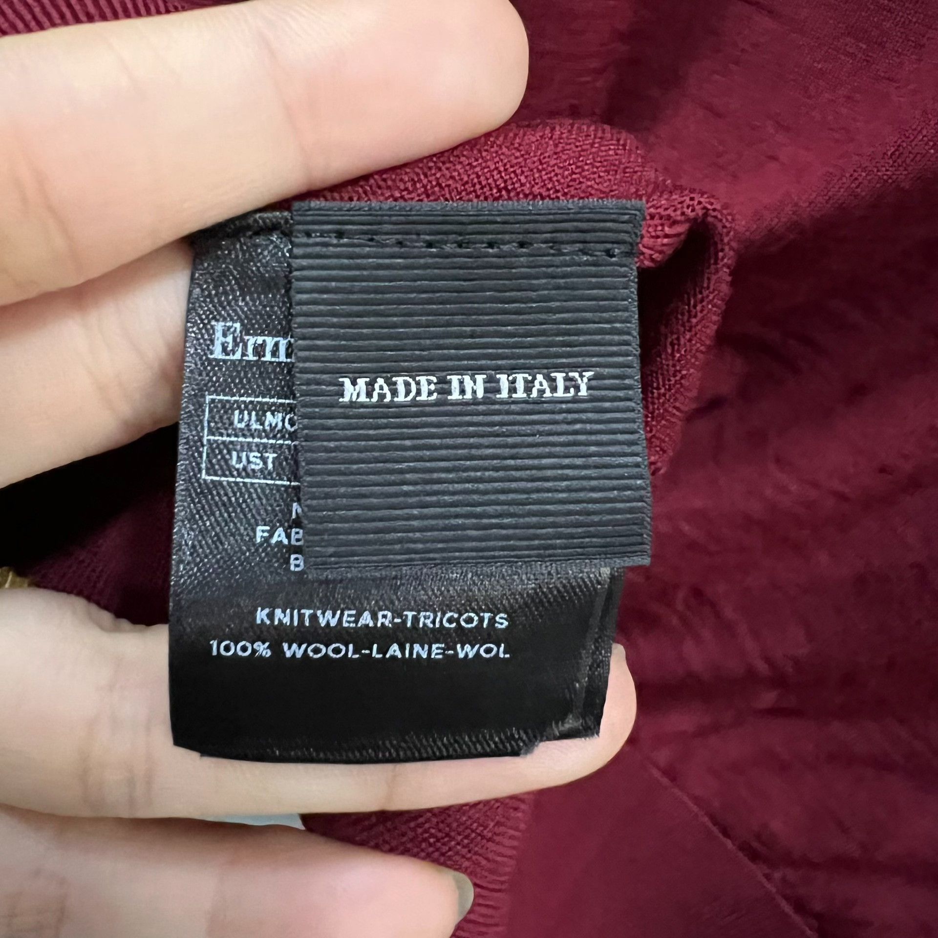 Ermenegildo Zegna Ermenegildo Zegna Knit Red T-Shirt it_52 Women Size XXL / US 16-18 / IT 52-54 - 3 Thumbnail