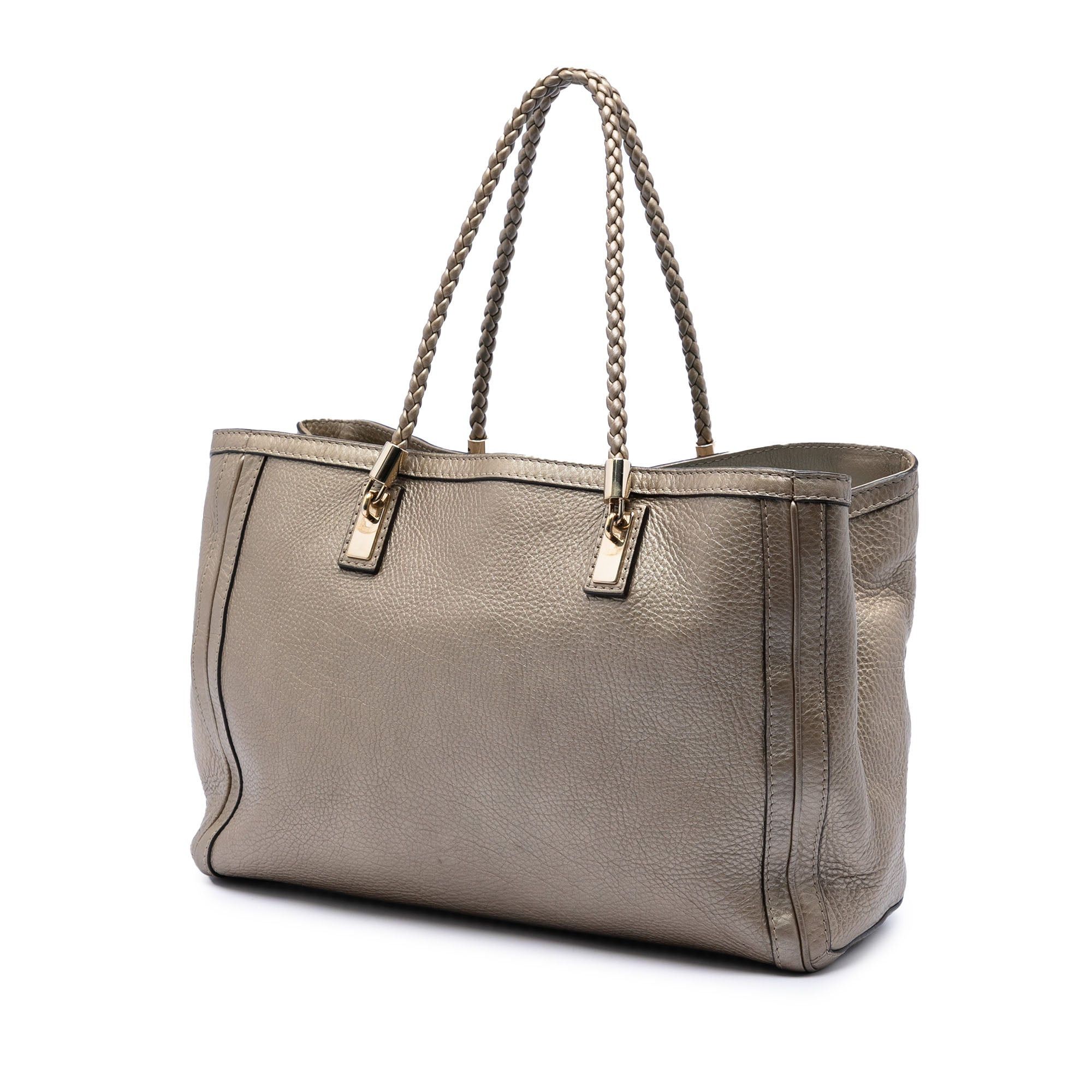 Gucci Metallic Grained Leather Bella Tote Size ONE SIZE - 2 Thumbnail