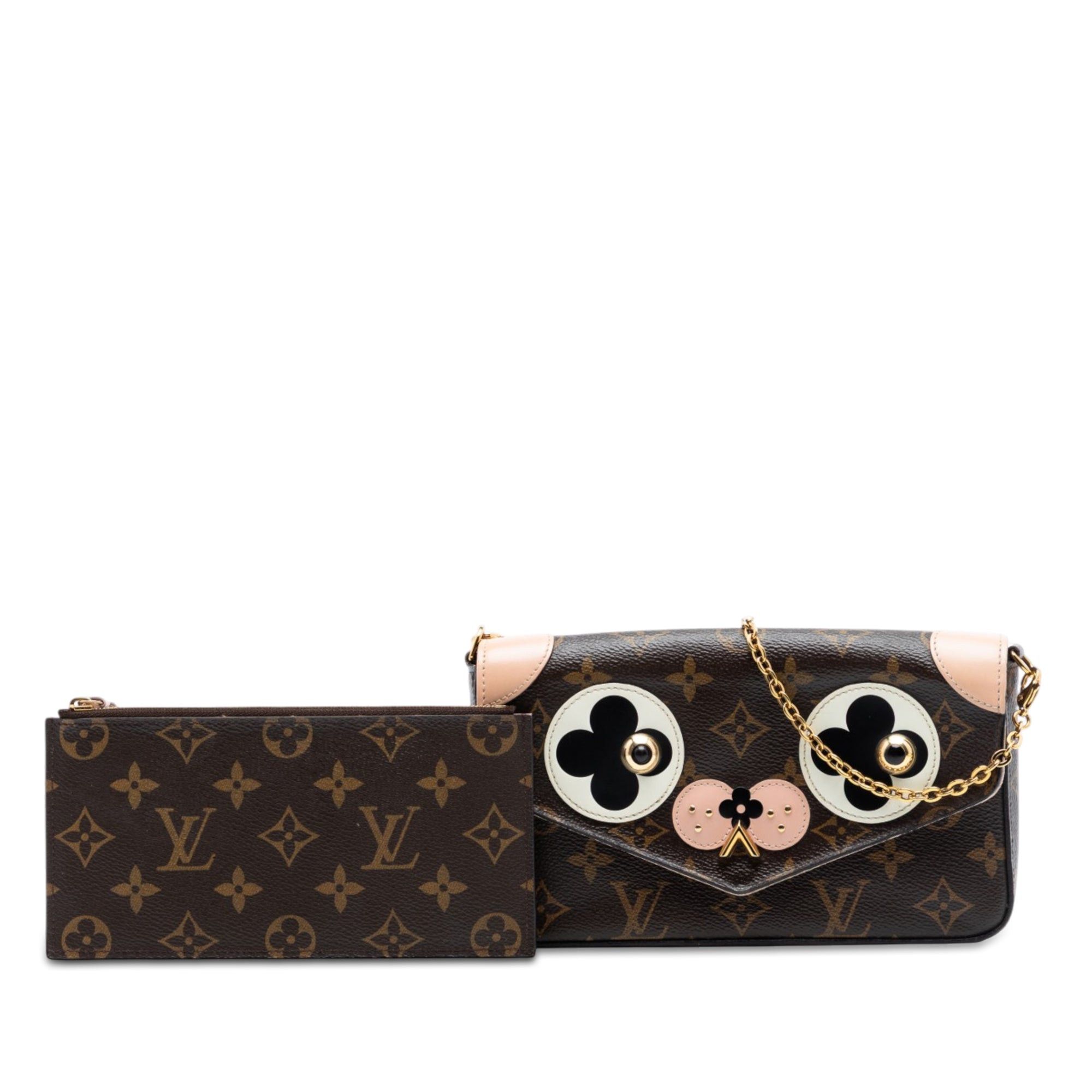 Louis Vuitton Monogram Pochette Felicie Valentine Dog Size ONE SIZE - 8 Thumbnail