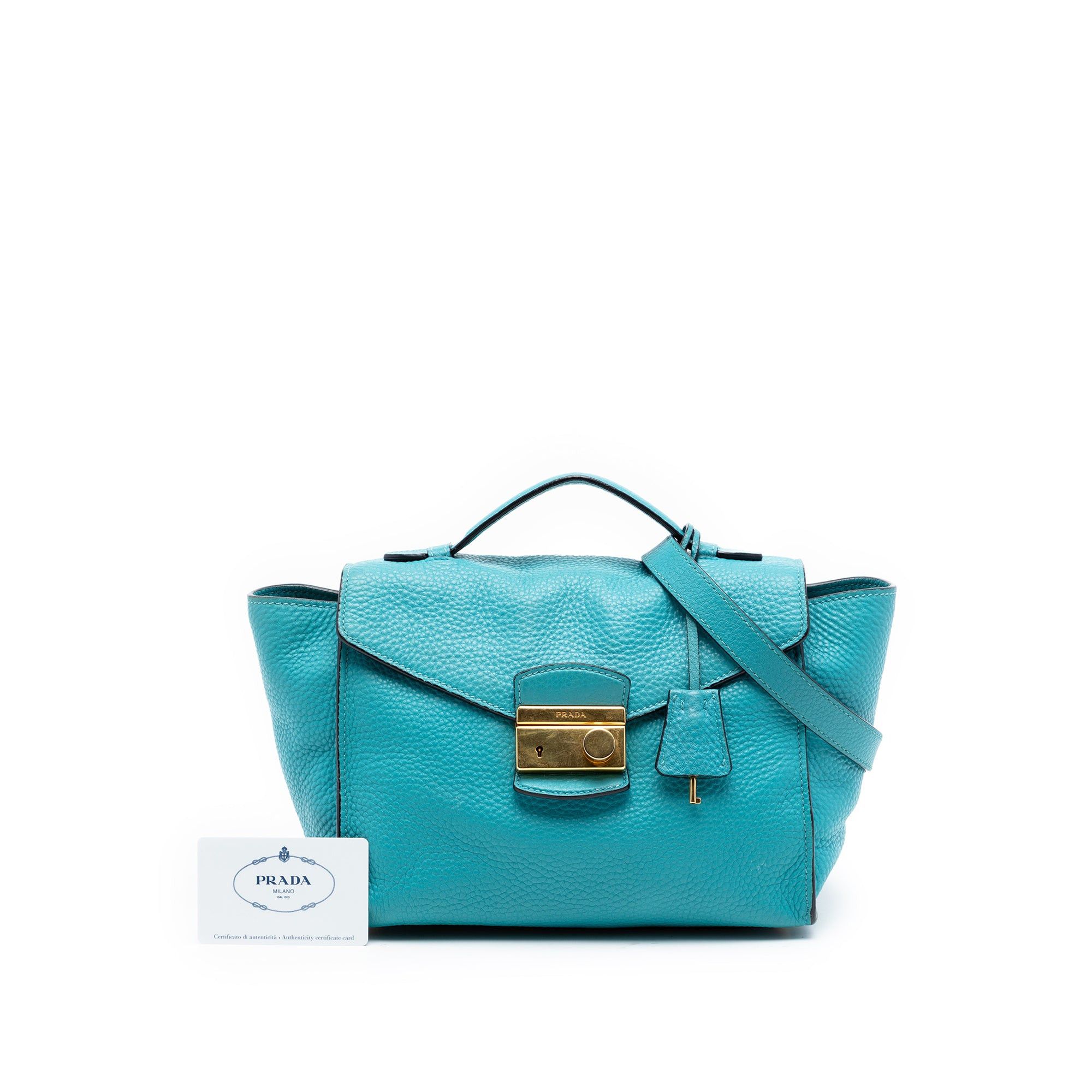 Prada Vitello Daino Sound Lock Satchel Size ONE SIZE - 8 Thumbnail