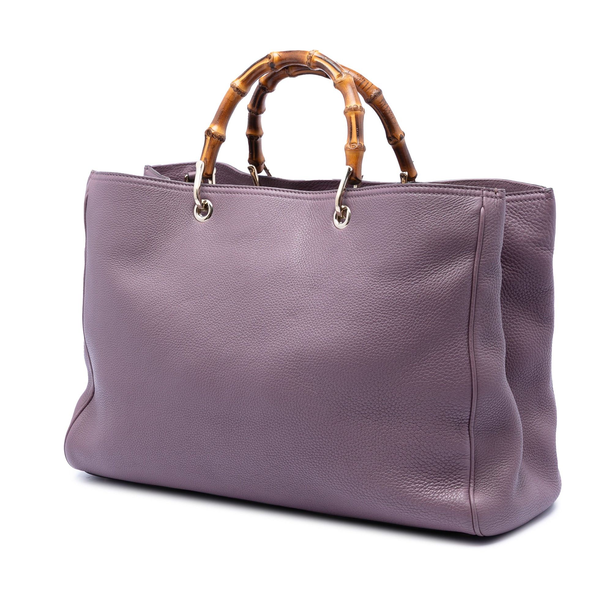 Gucci Large Calfskin Bamboo Shopper Satchel Size ONE SIZE - 2 Thumbnail
