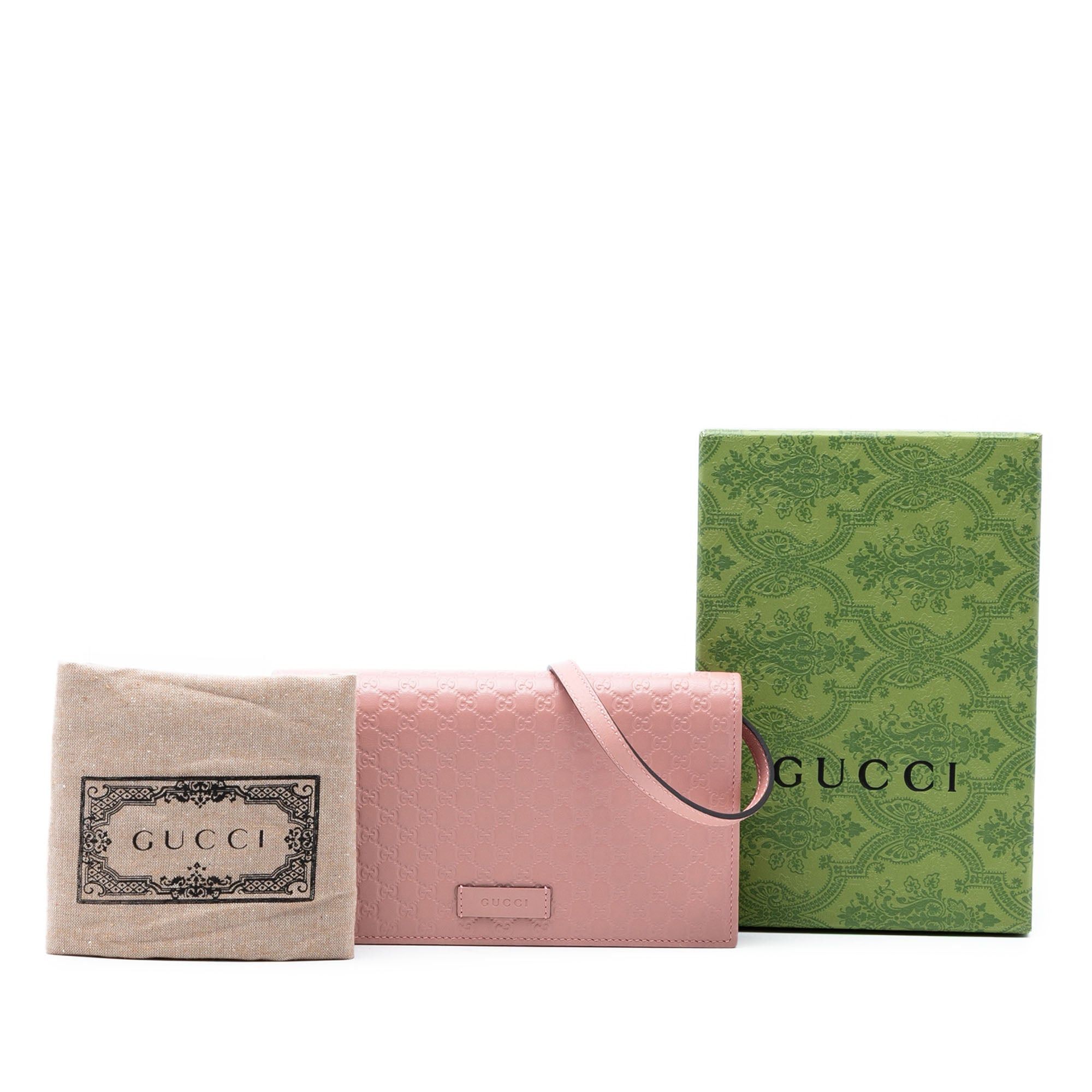 Gucci Microguccissima Wallet on Strap Size ONE SIZE - 8 Thumbnail