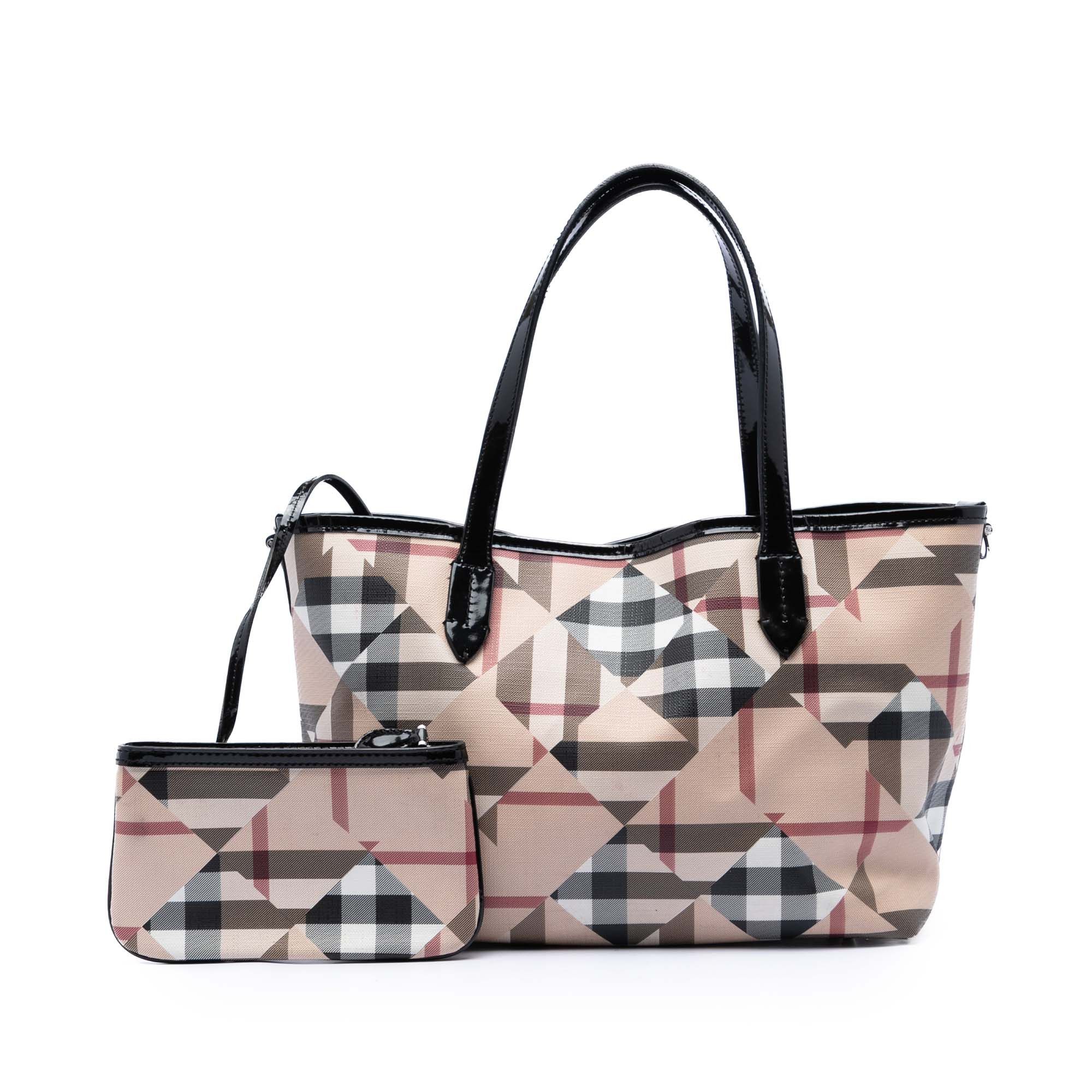 Burberry House Check Coated Canvas Satchel Size ONE SIZE - 7 Thumbnail