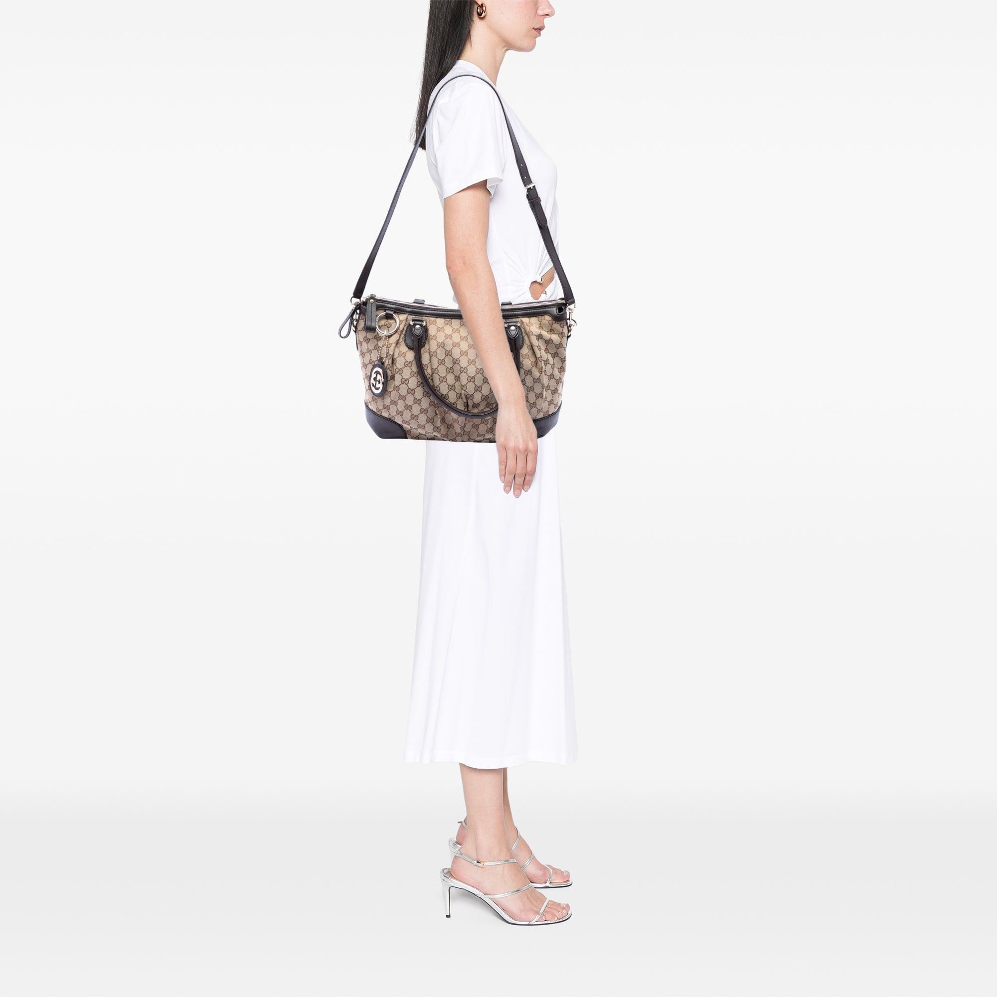 Gucci GG Canvas Sukey Satchel Size ONE SIZE - 7 Thumbnail