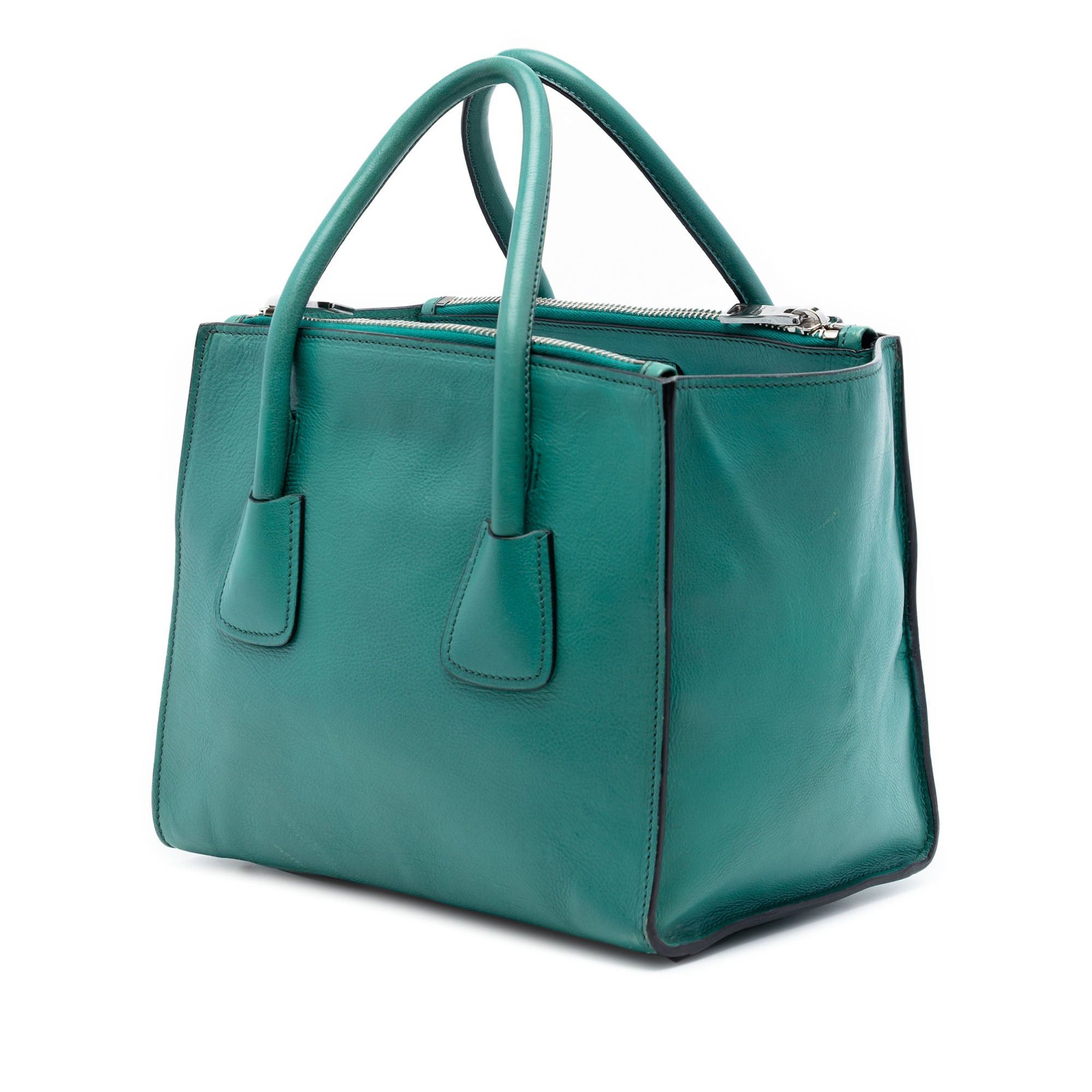 Prada Glace Calf Twin Pocket Double Handle Satchel Size ONE SIZE - 2 Thumbnail