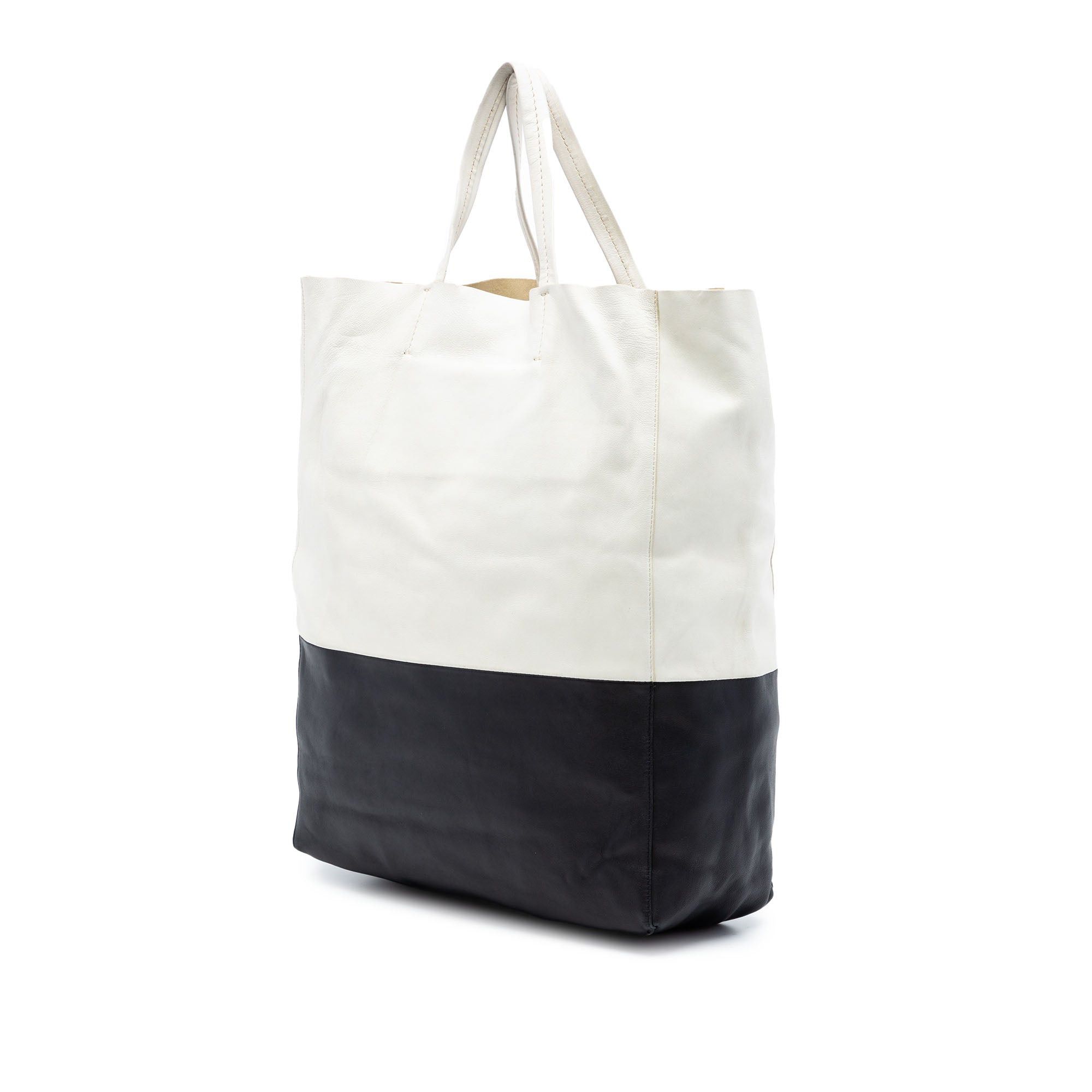 Celine Bicolor Leather Vertical Cabas Tote Size ONE SIZE - 2 Thumbnail