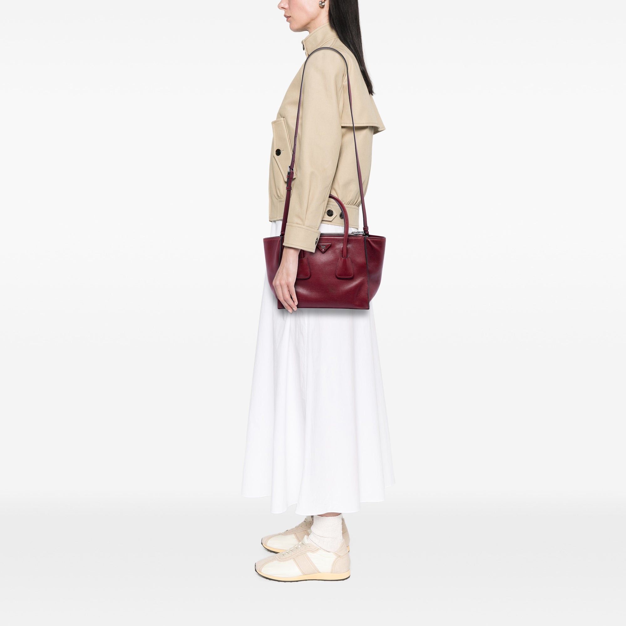 Prada Glace Calf Twin Pocket Satchel Size ONE SIZE - 6 Thumbnail