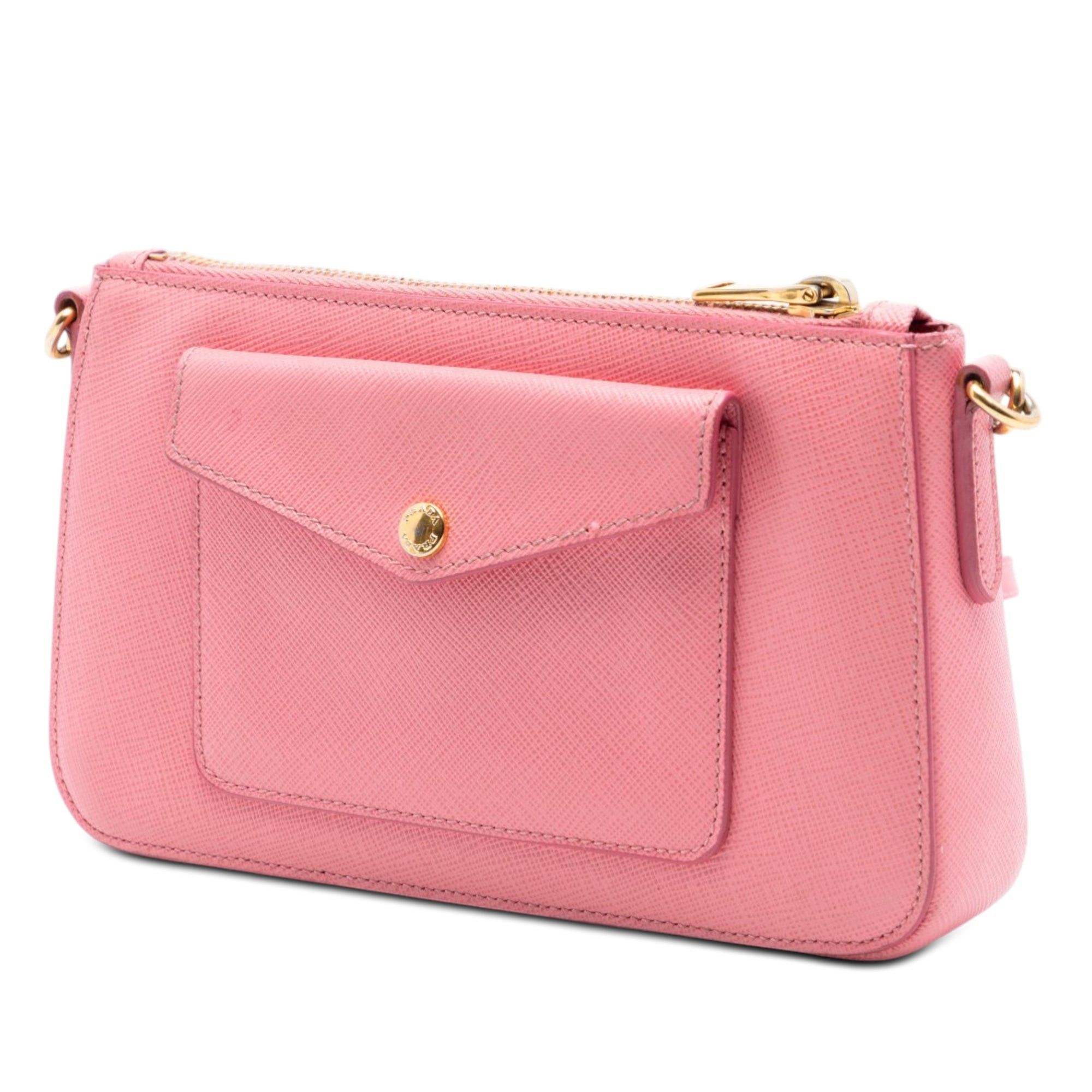 Prada Saffiano Lux Front Pocket Crossbody Size ONE SIZE - 2 Thumbnail