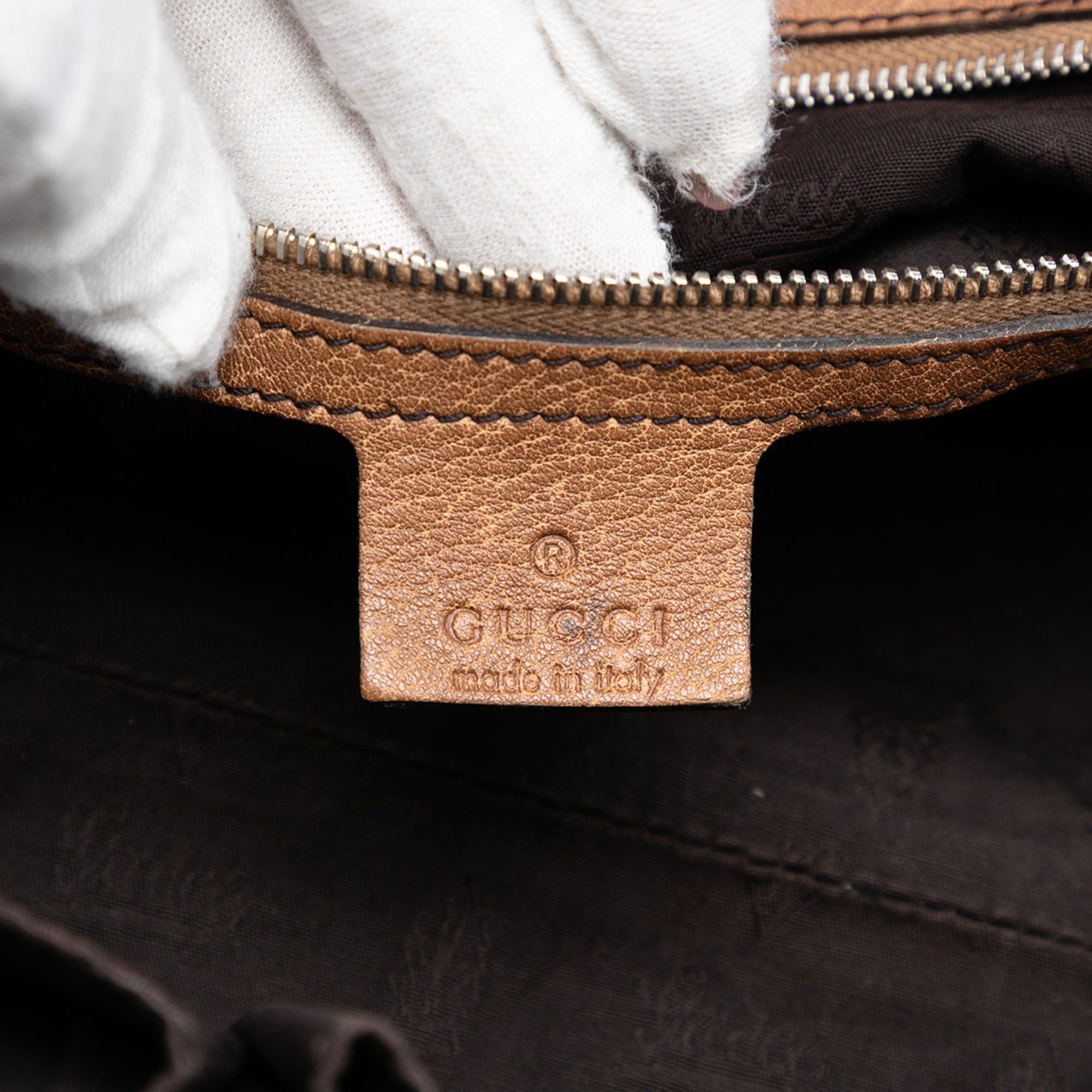 Gucci Medium GG Canvas Bamboo Bar Tote Size ONE SIZE - 5 Thumbnail