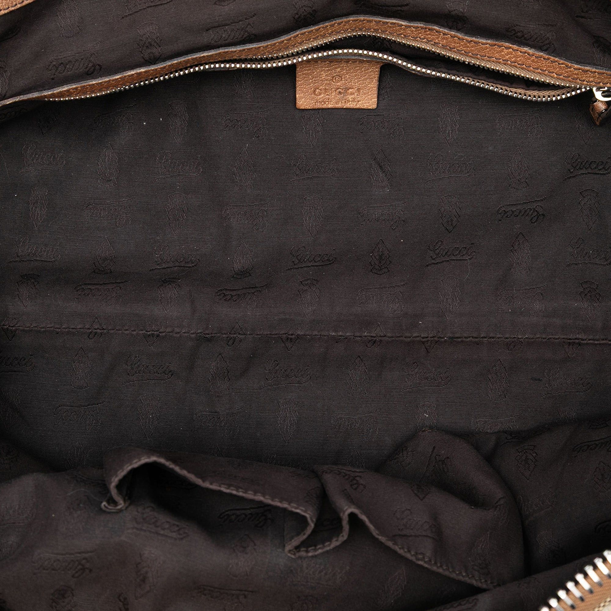 Gucci Medium GG Canvas Bamboo Bar Tote Size ONE SIZE - 4 Thumbnail