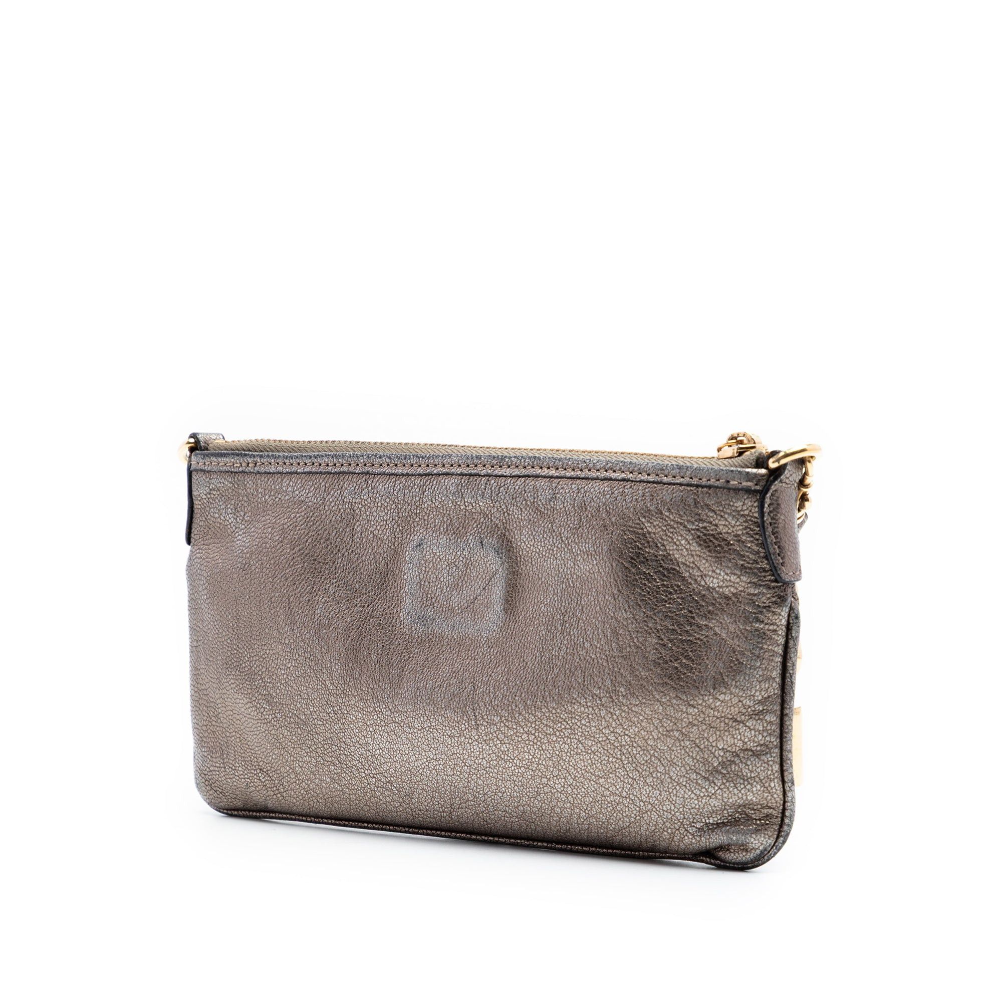 Loewe Metallic Leather Anagram Crossbody Size ONE SIZE - 2 Thumbnail