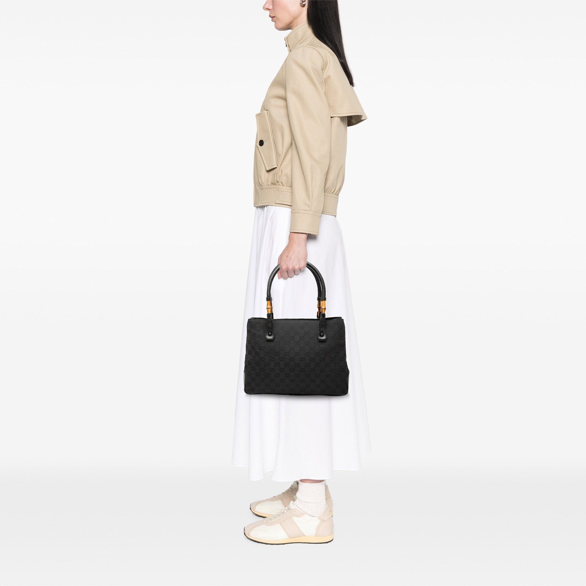Gucci GG Canvas Bamboo Tote Size ONE SIZE - 7 Thumbnail