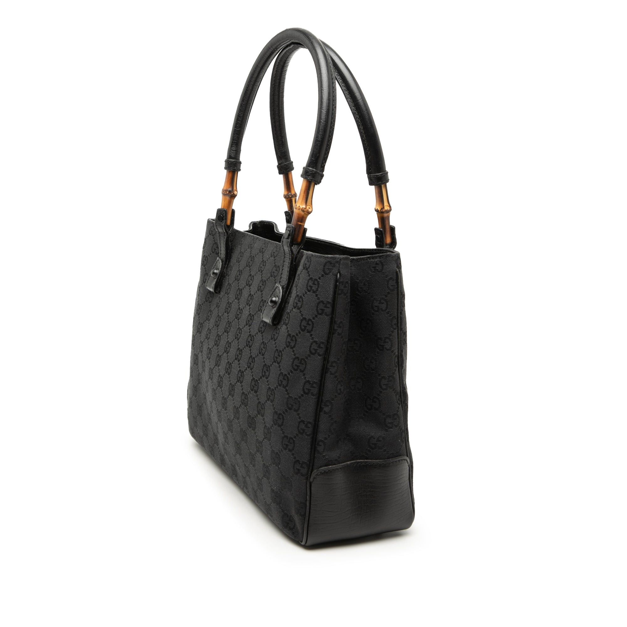 Gucci GG Canvas Bamboo Tote Size ONE SIZE - 2 Thumbnail