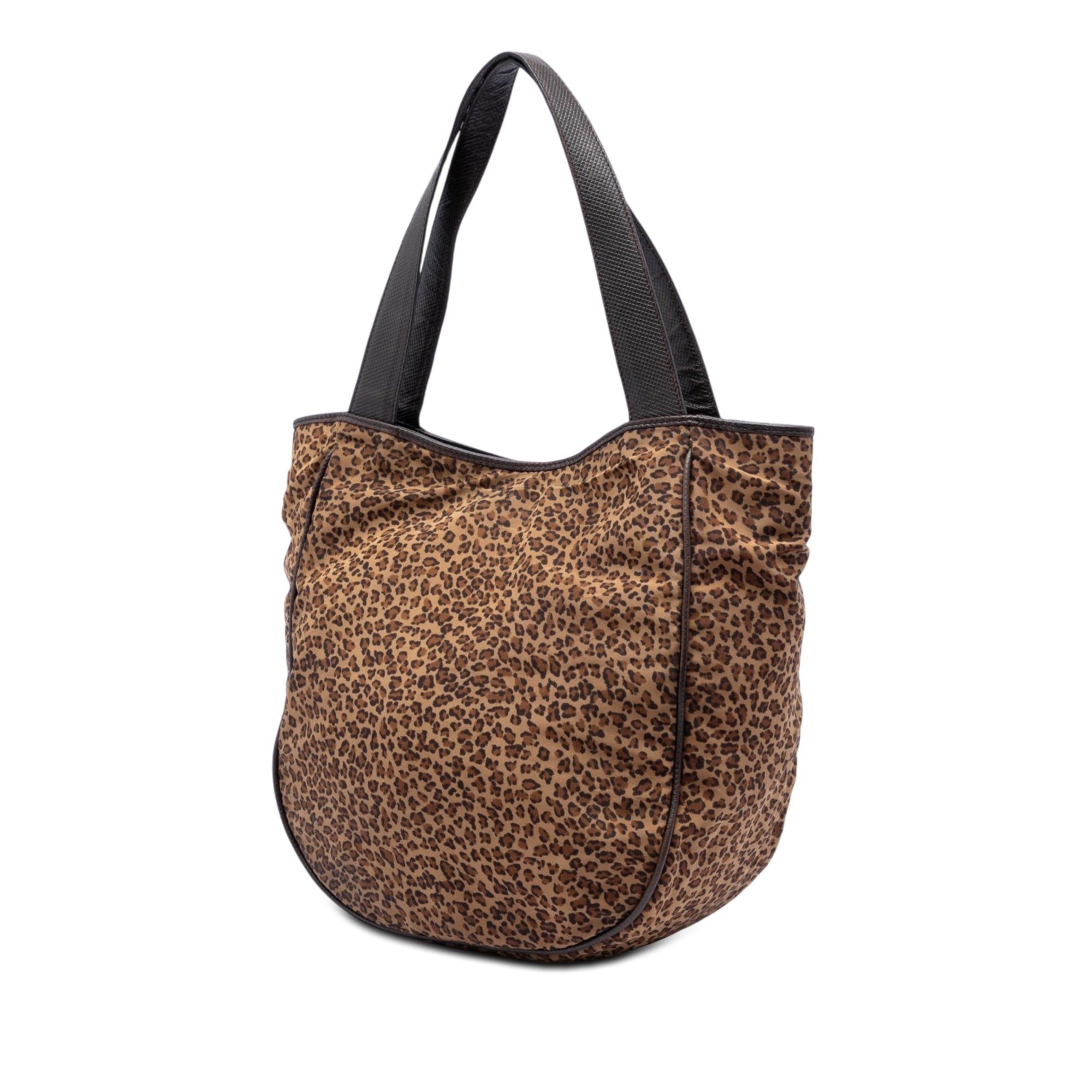 Bottega Veneta Nylon Leopard Print Tote Size ONE SIZE - 2 Thumbnail