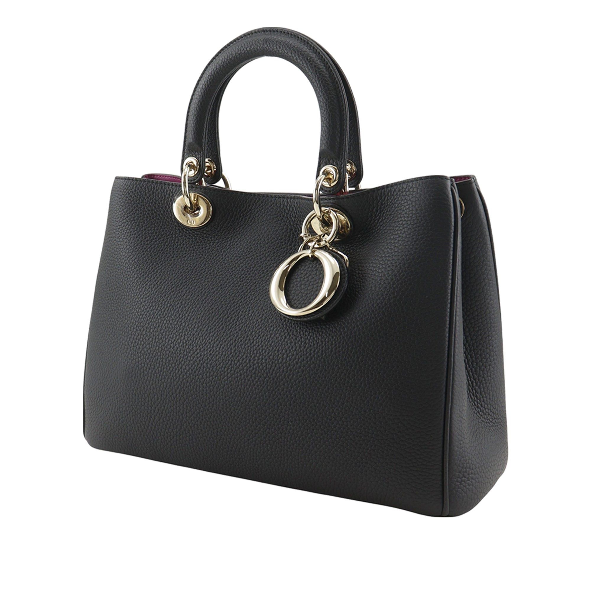 Dior Large Leather Diorissimo Satchel Size ONE SIZE - 3 Thumbnail