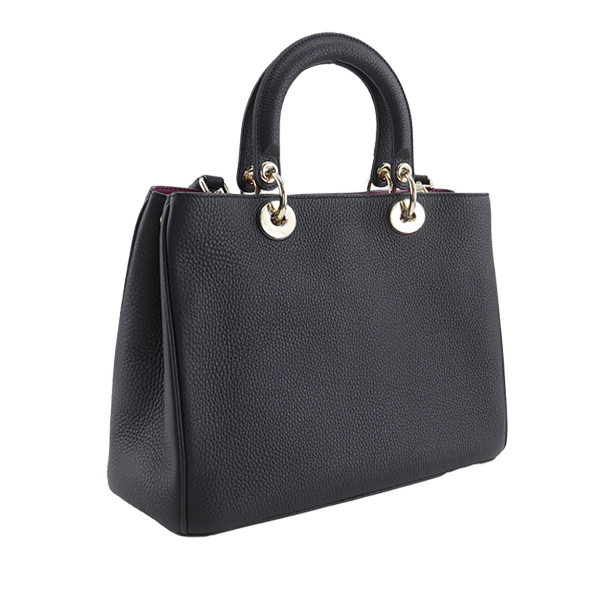 Dior Large Leather Diorissimo Satchel Size ONE SIZE - 2 Thumbnail