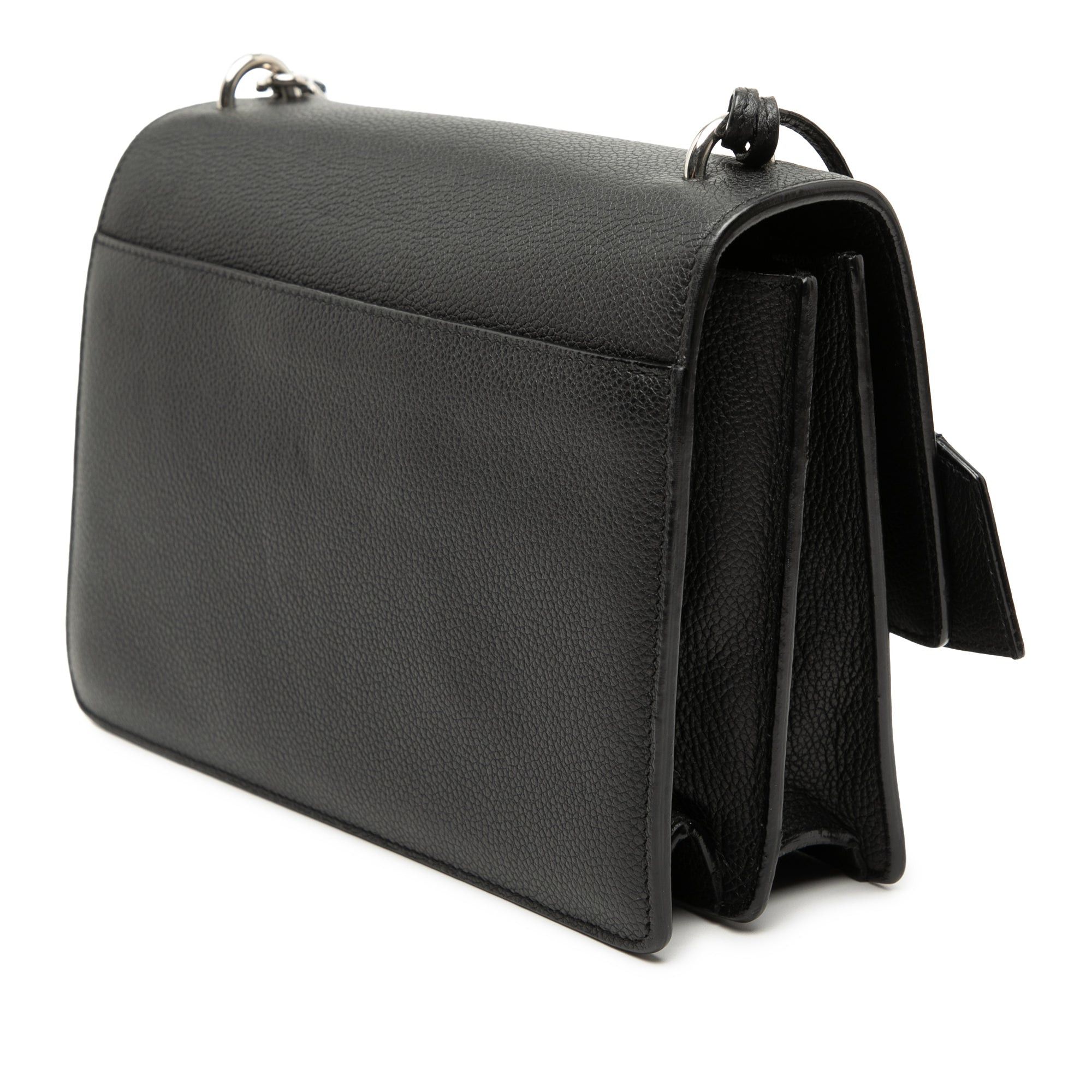 Saint Laurent Paris Medium Grained Calfskin Monogram Sunset Crossbody Size ONE SIZE - 2 Thumbnail
