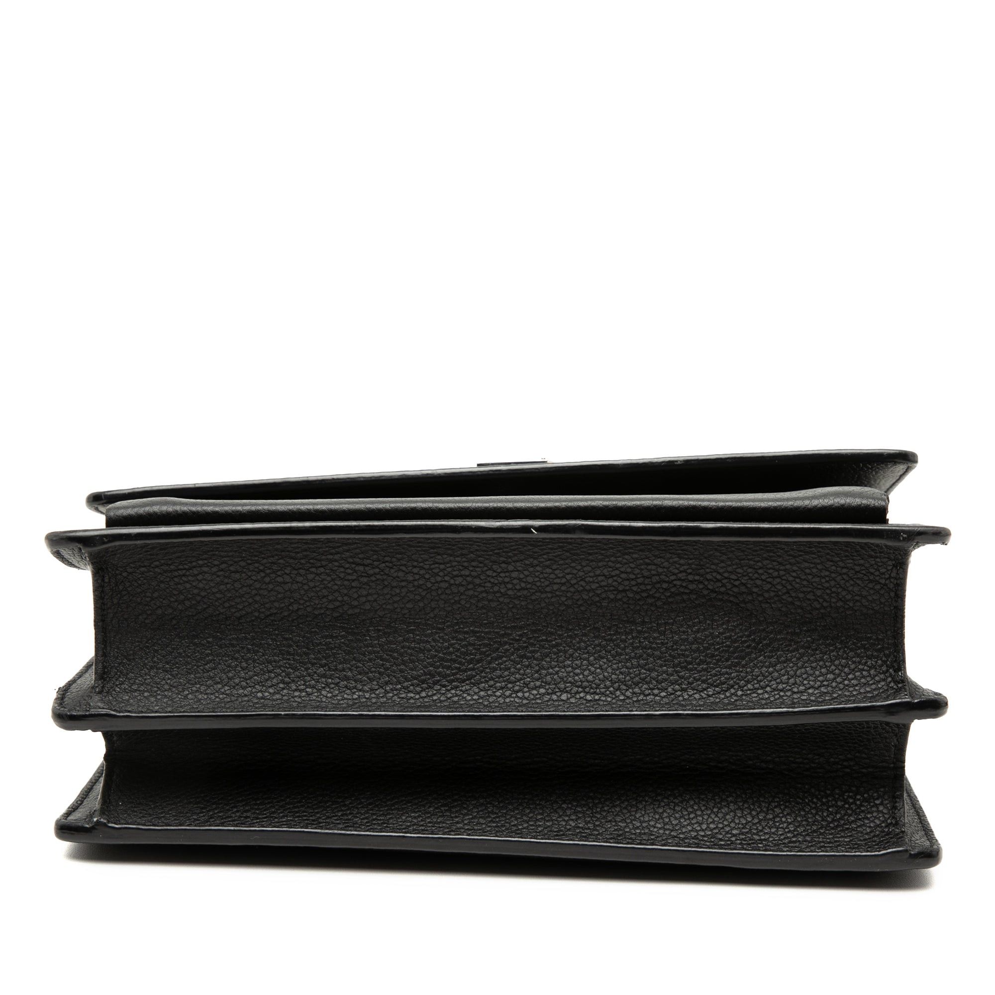 Saint Laurent Paris Medium Grained Calfskin Monogram Sunset Crossbody Size ONE SIZE - 3 Thumbnail
