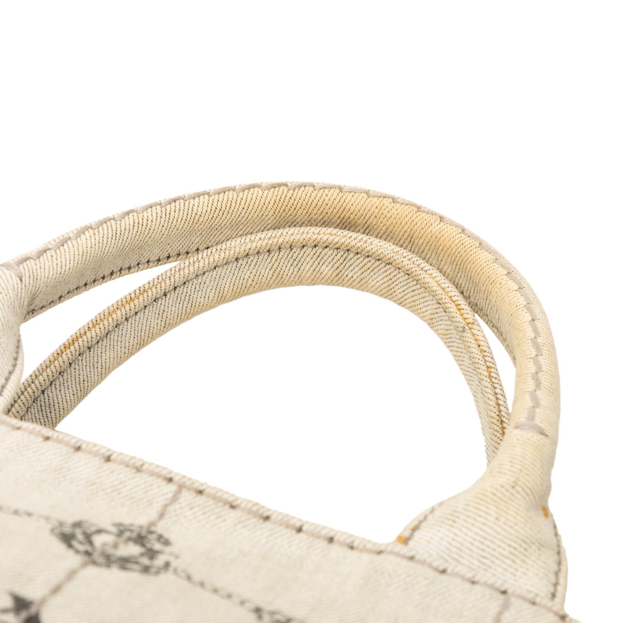 Prada Small Denim Canapa Logo Satchel Size ONE SIZE - 6 Thumbnail