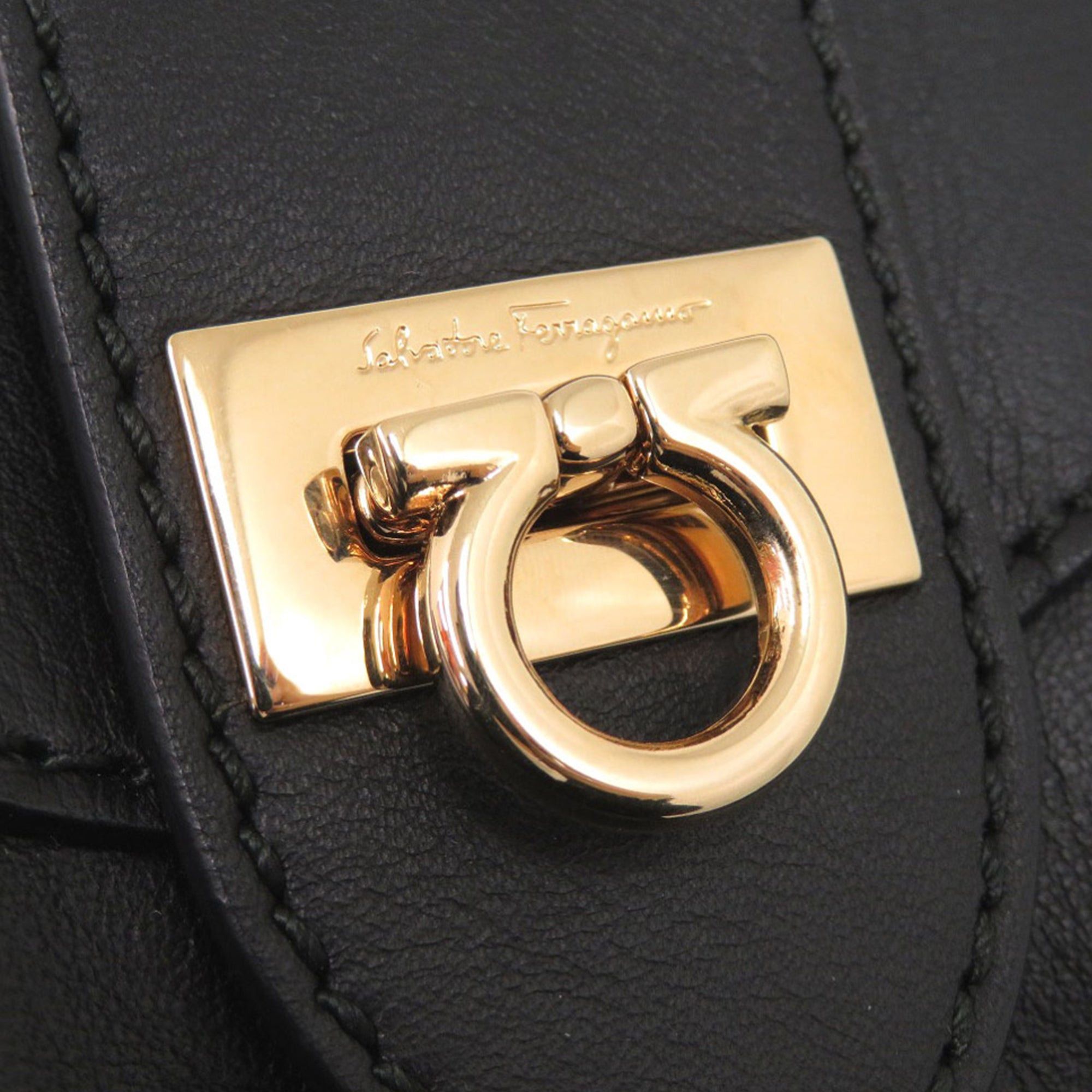 Salvatore Ferragamo Leather Gancini Crossbody Size ONE SIZE - 6 Thumbnail