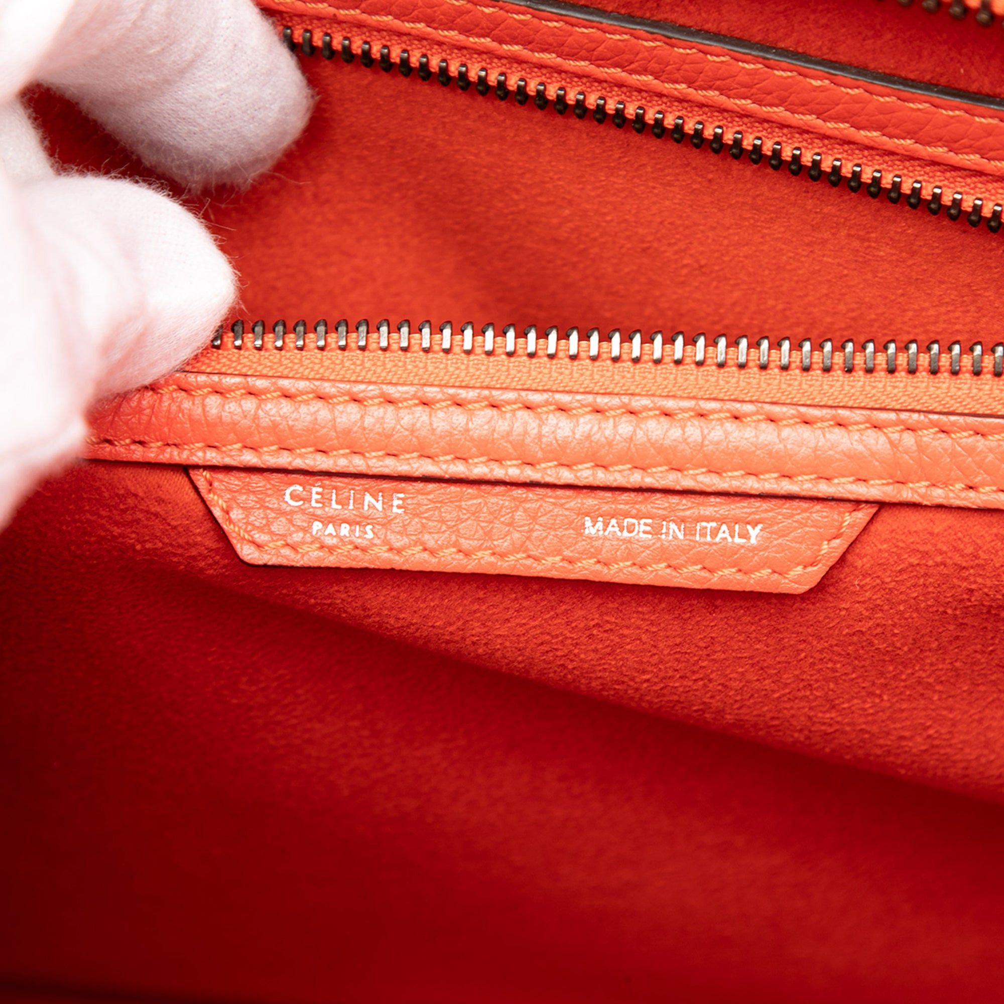 Celine Mini Leather Luggage Tote Size ONE SIZE - 5 Thumbnail