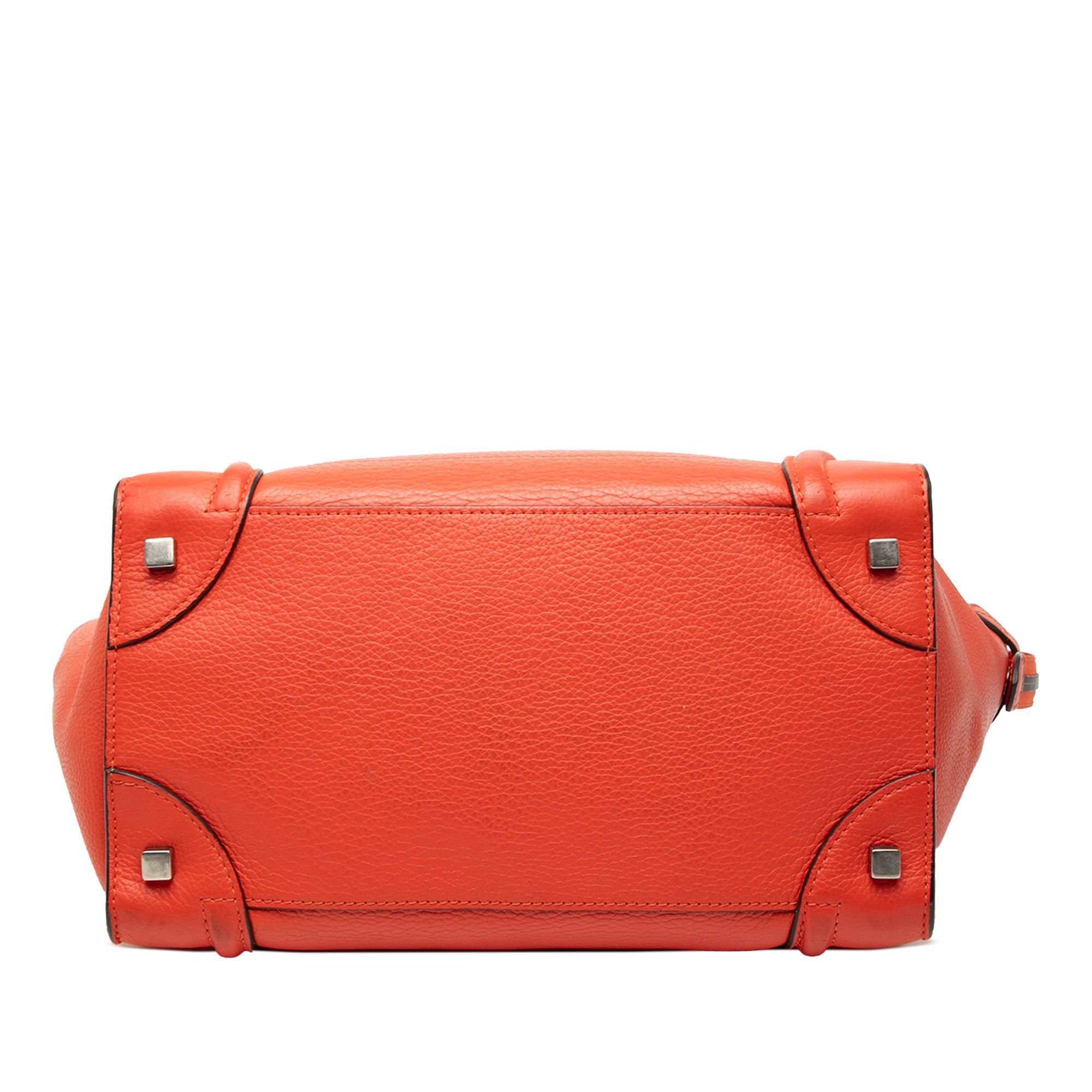 Celine Mini Leather Luggage Tote Size ONE SIZE - 3 Thumbnail