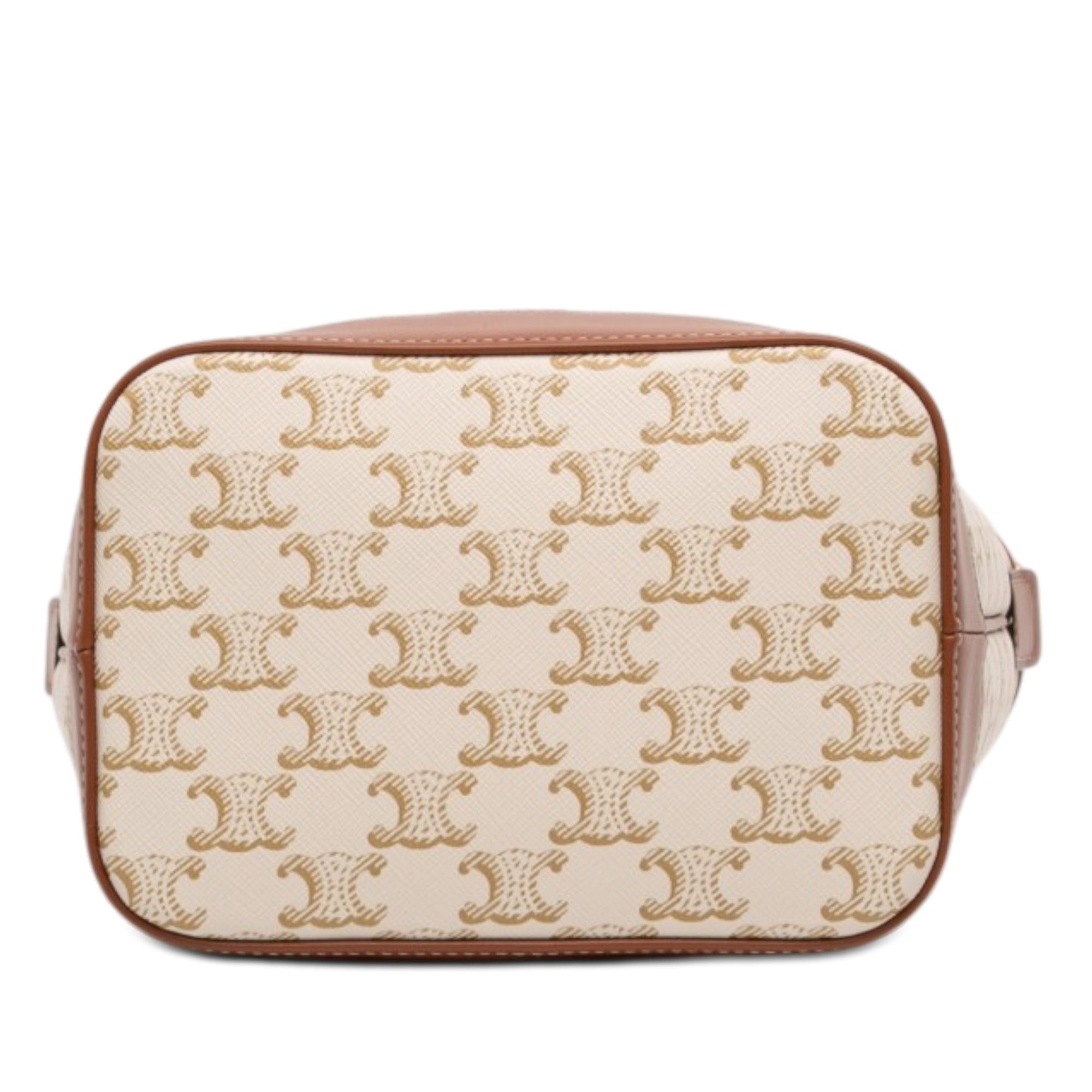 Celine Small Triomphe Coated Canvas Bucket Bag Size ONE SIZE - 3 Thumbnail