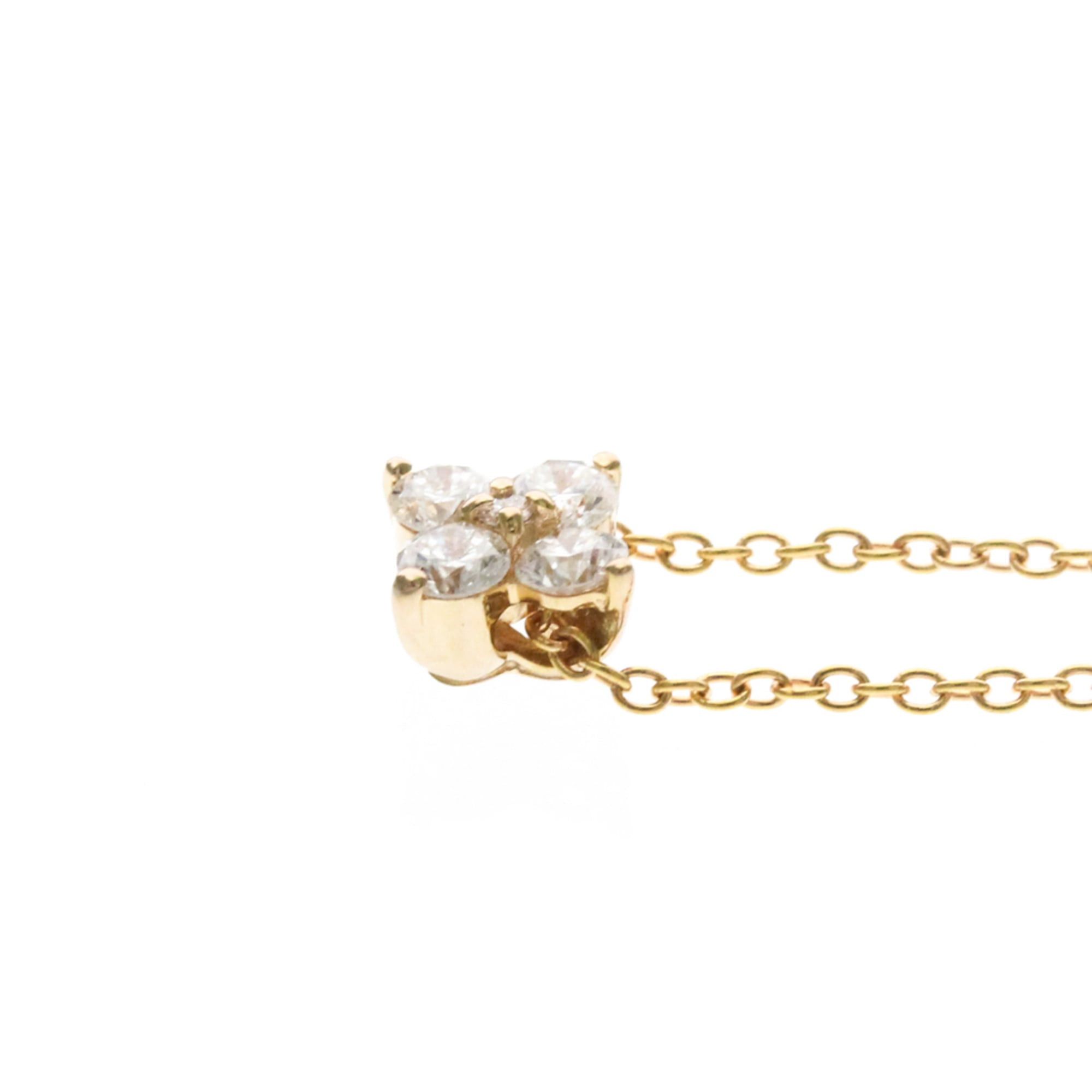 Other Ponte Vecchio Diamond Necklace Pink Gold (18K) Diamond Men,Women Fashion Pendant Necklace (Pink Gold) Size ONE SIZE - 3 Thumbnail