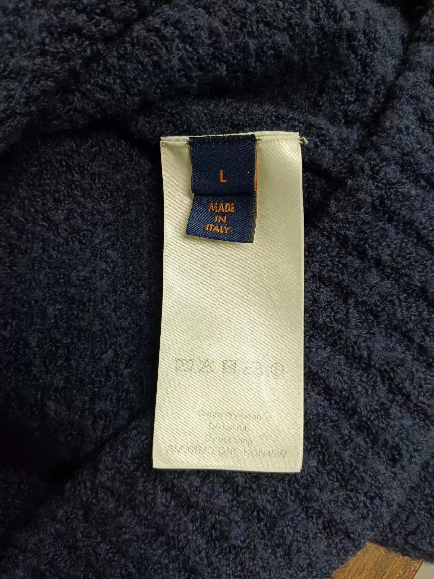 Louis Vuitton Louis Vuitton Big Logo Textured Knit Sweater L Size US L / EU 52-54 / 3 - 6 Thumbnail