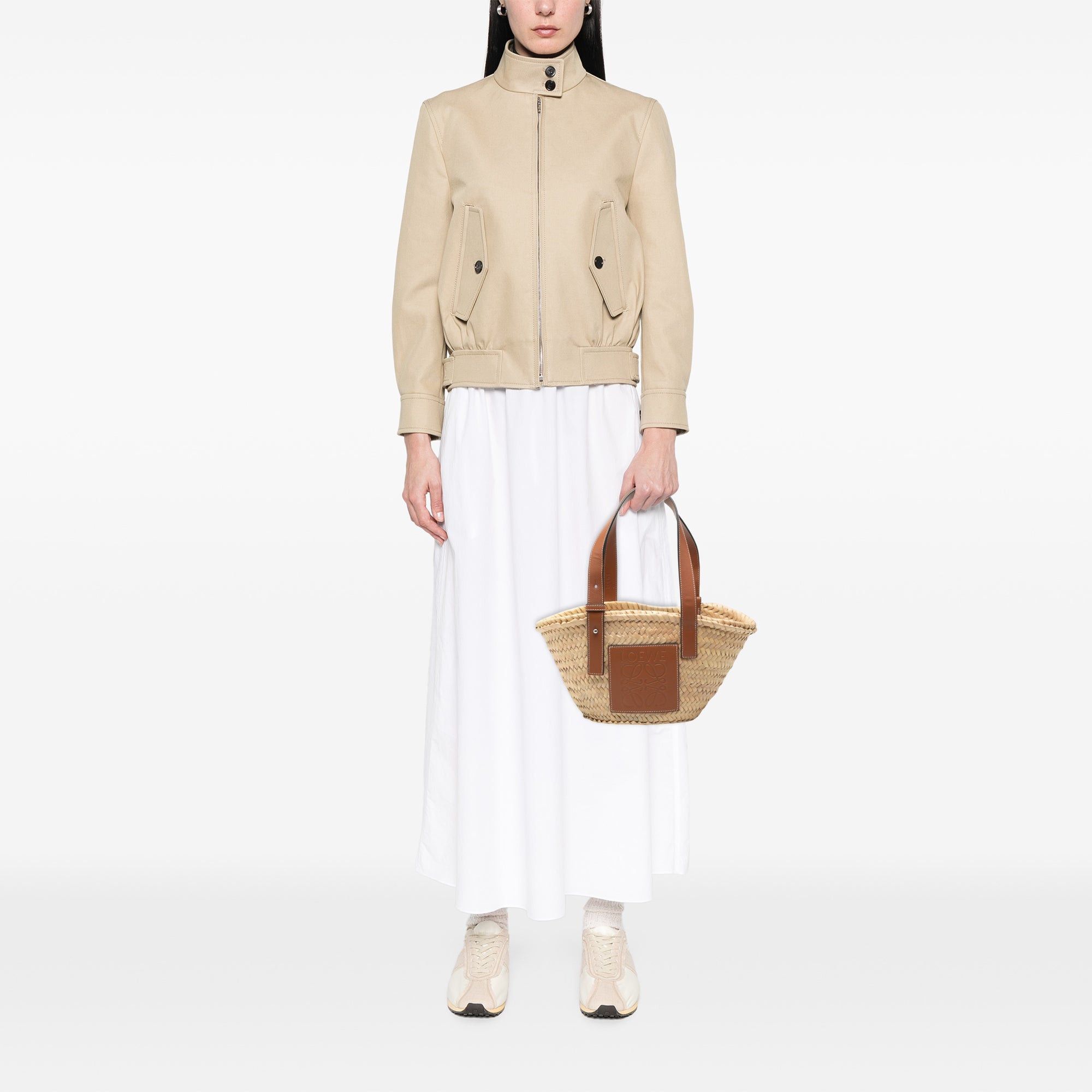 Loewe Small Raffia Anagram Basket Tote Size ONE SIZE - 7 Thumbnail