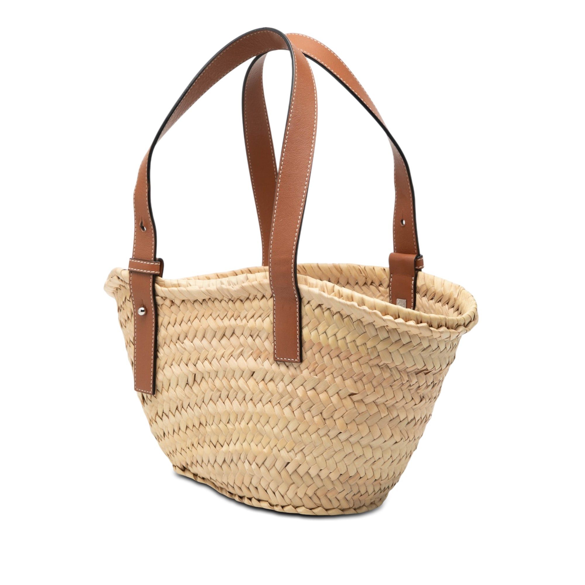 Loewe Small Raffia Anagram Basket Tote Size ONE SIZE - 2 Thumbnail