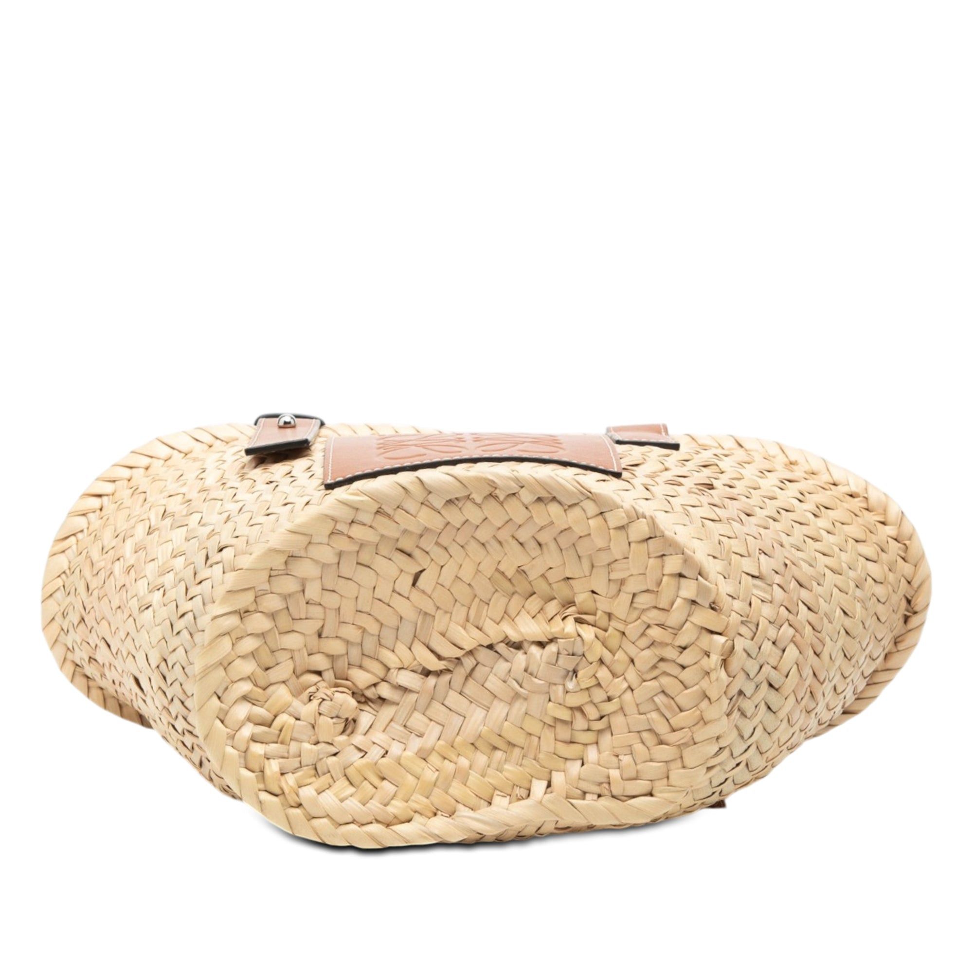 Loewe Small Raffia Anagram Basket Tote Size ONE SIZE - 3 Thumbnail