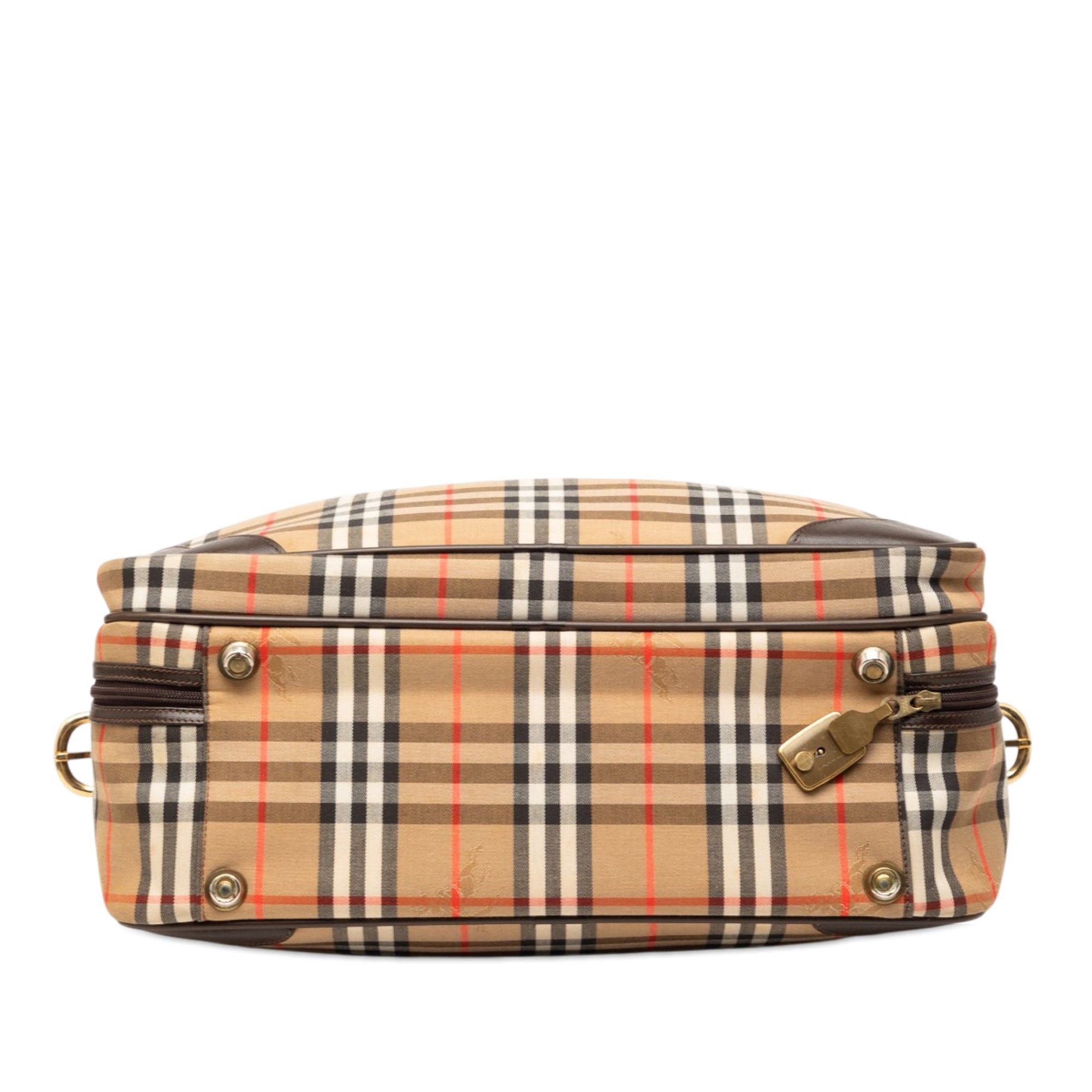 Burberry Haymarket Check Canvas Briefcase Size ONE SIZE - 3 Thumbnail