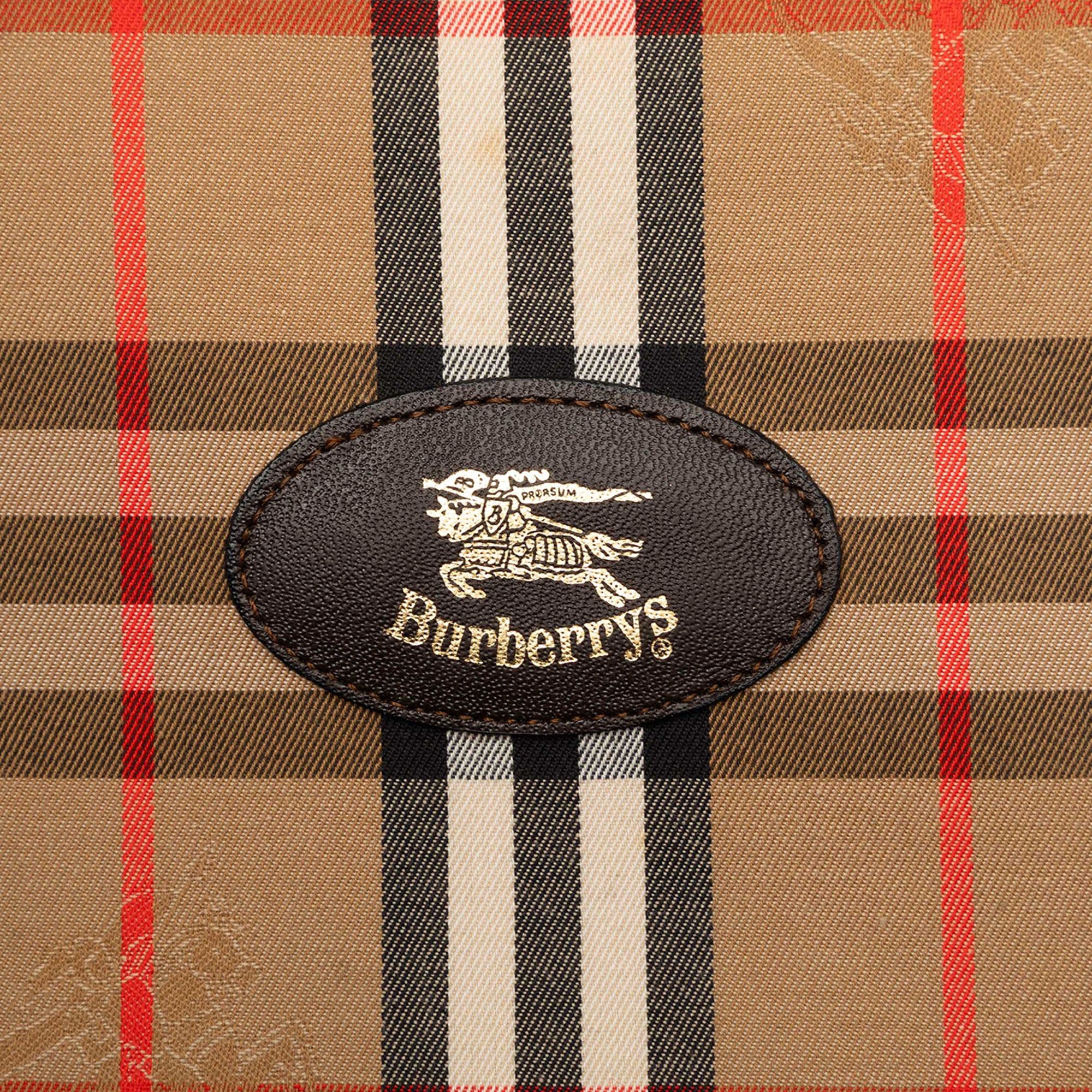 Burberry Haymarket Check Canvas Briefcase Size ONE SIZE - 5 Thumbnail